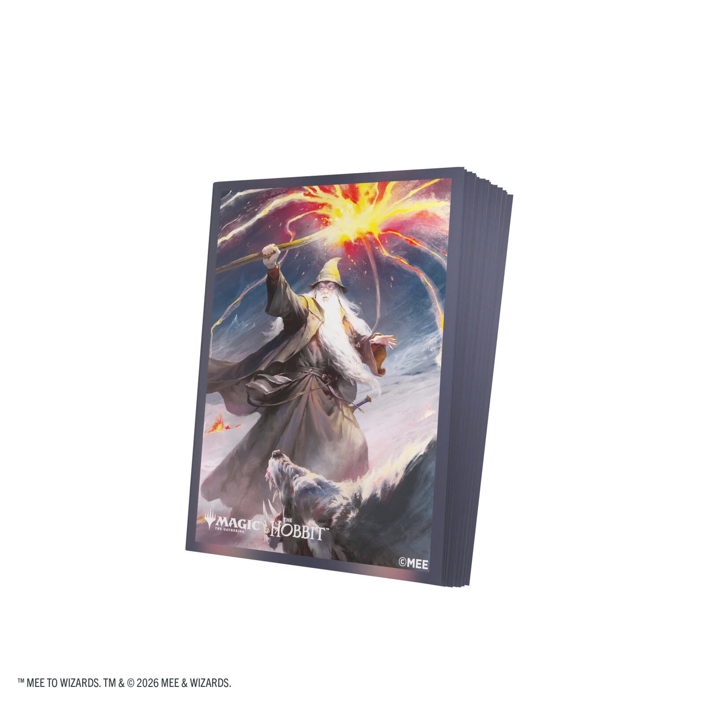 Gamegenic Magic The Gathering The Hobbit Premium Art Sleeves - Gandalf, Shadow's Foe (66 x 92 mm) (105 Sleeves Per Pack)