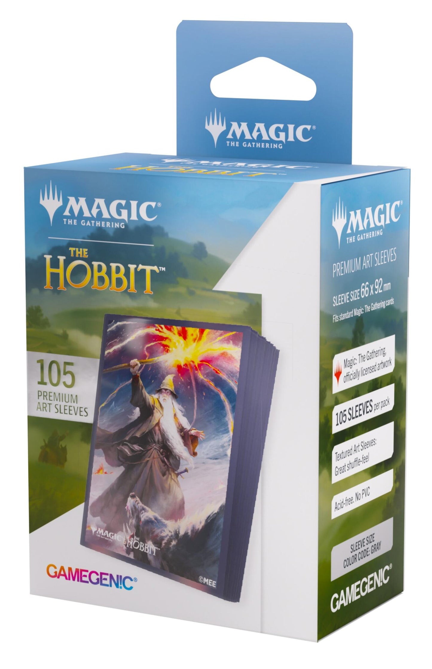 Gamegenic Magic The Gathering The Hobbit Premium Art Sleeves - Gandalf, Shadow's Foe (66 x 92 mm) (105 Sleeves Per Pack)