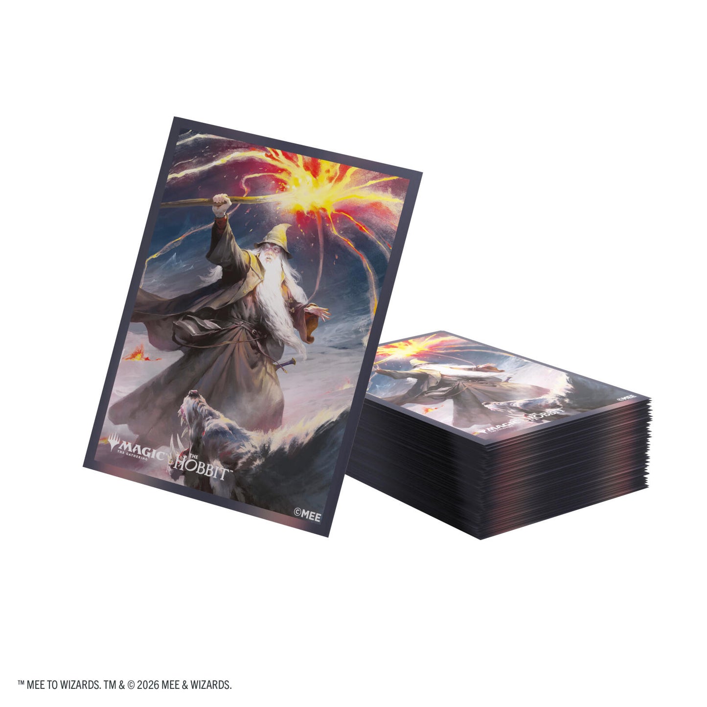 Gamegenic Magic The Gathering The Hobbit Premium Art Sleeves - Gandalf, Shadow's Foe (66 x 92 mm) (105 Sleeves Per Pack)