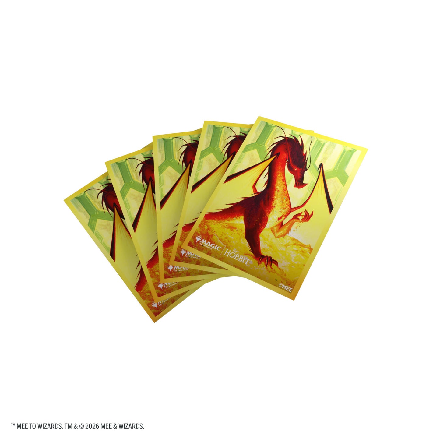 Gamegenic Magic The Gathering The Hobbit Premium Art Sleeves - Smaug the Golden (66 x 92 mm) (105 Sleeves Per Pack)