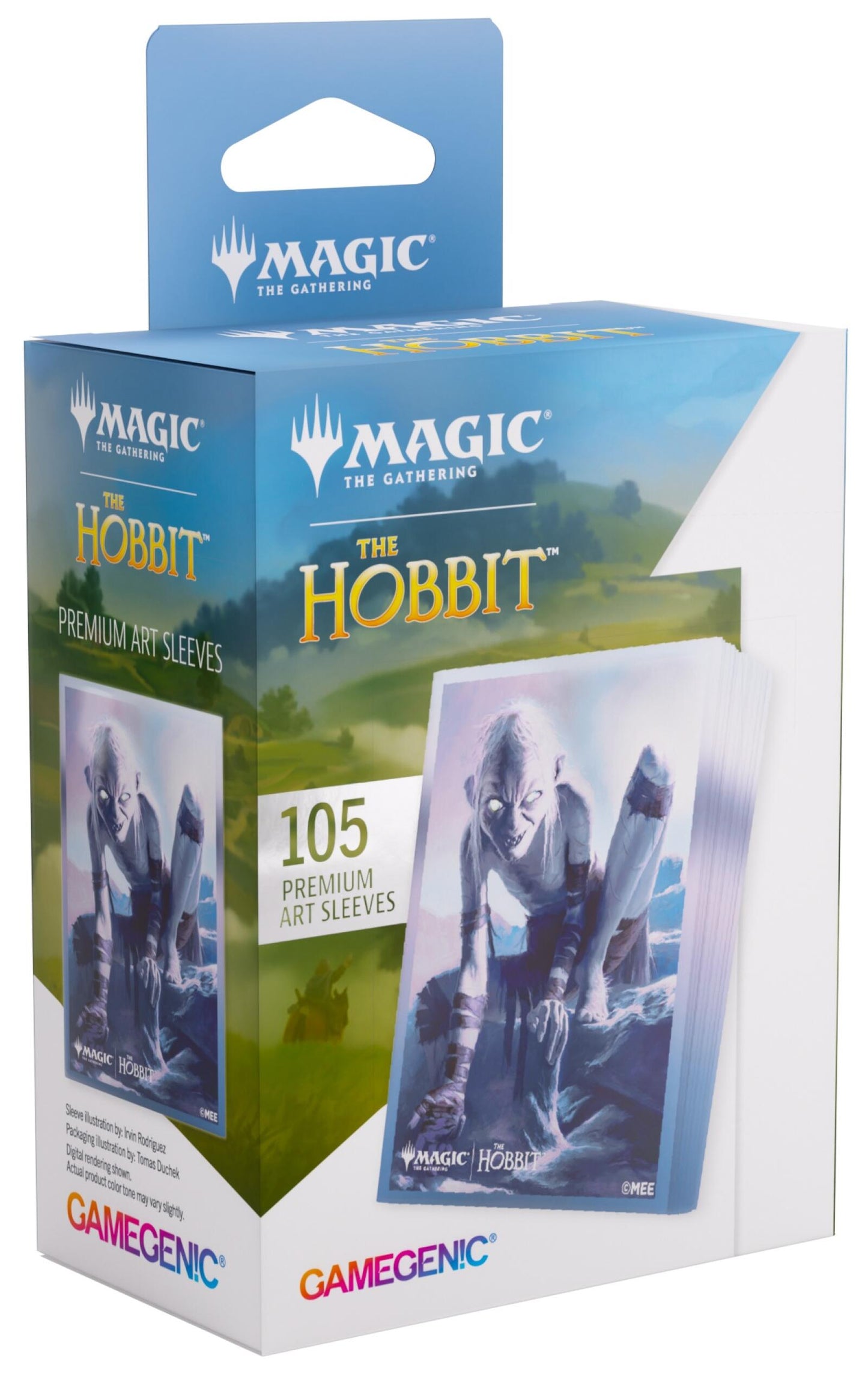 Gamegenic Magic The Gathering The Hobbit Premium Art Sleeves - Gollum, Riddle Master (66 x 92 mm) (105 Sleeves Per Pack)