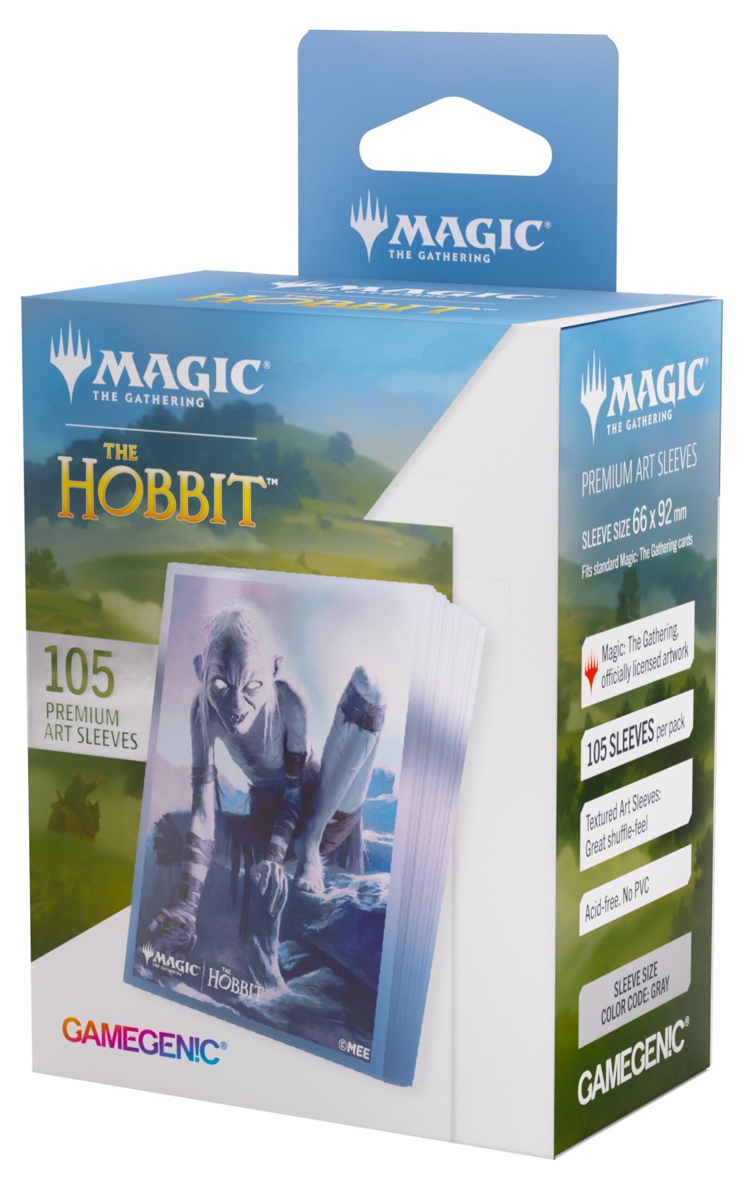 Gamegenic Magic The Gathering The Hobbit Premium Art Sleeves - Gollum, Riddle Master (66 x 92 mm) (105 Sleeves Per Pack)
