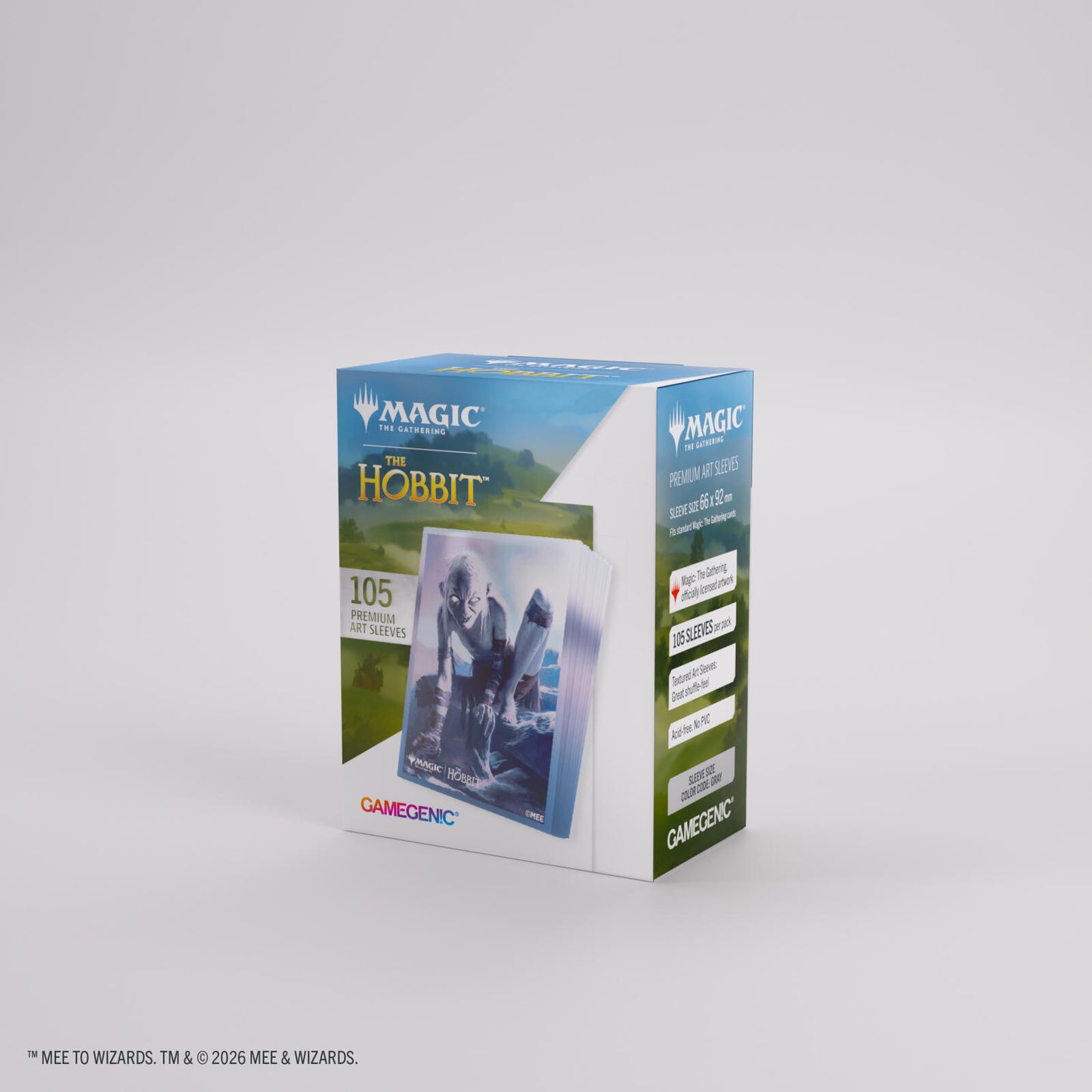 Gamegenic Magic The Gathering The Hobbit Premium Art Sleeves - Gollum, Riddle Master (66 x 92 mm) (105 Sleeves Per Pack)