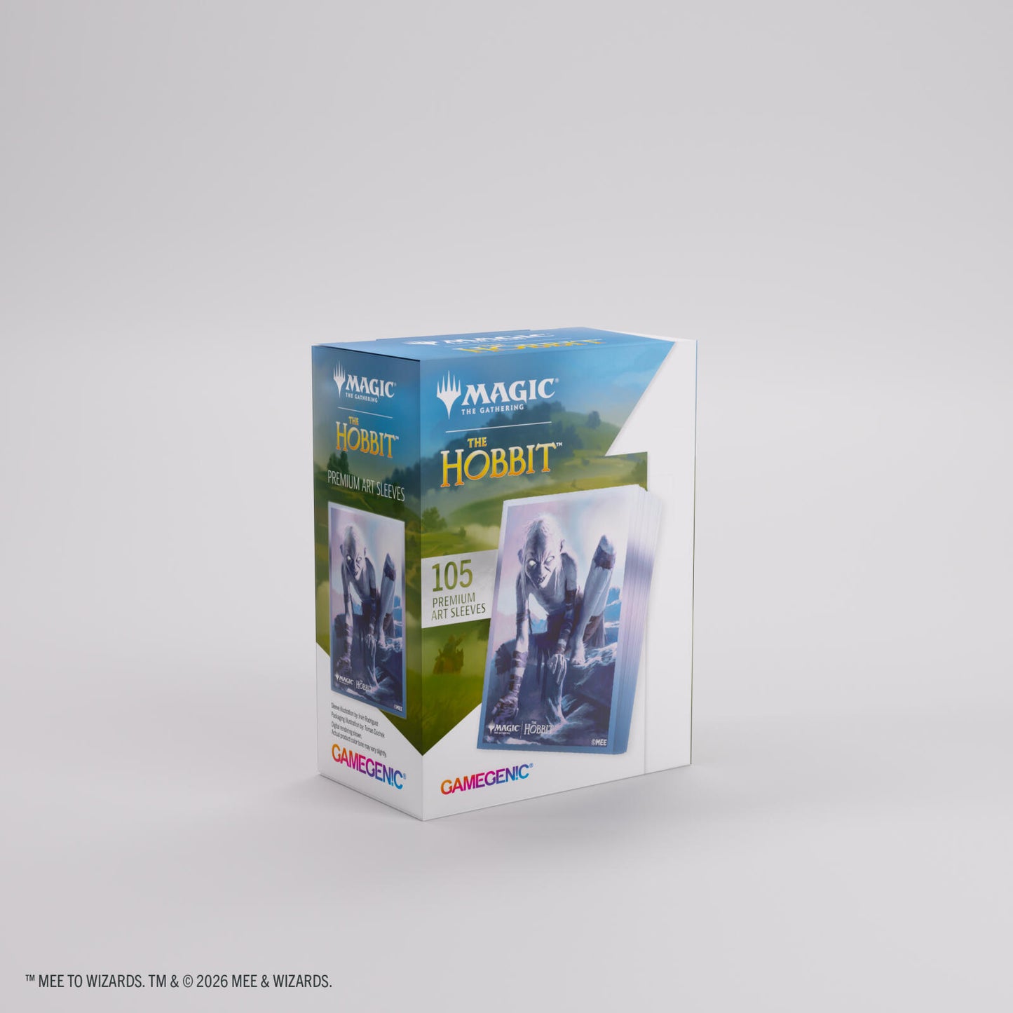 Gamegenic Magic The Gathering The Hobbit Premium Art Sleeves - Gollum, Riddle Master (66 x 92 mm) (105 Sleeves Per Pack)