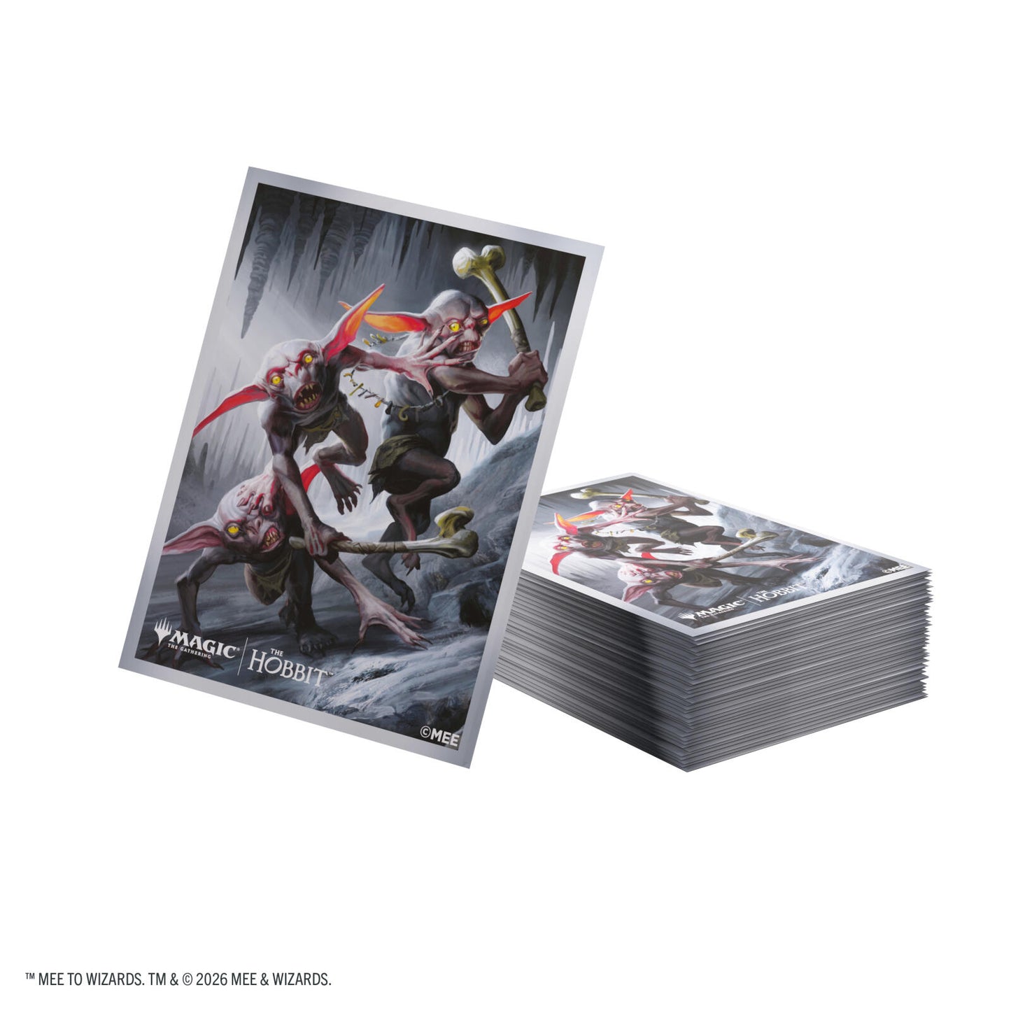 Gamegenic Magic The Gathering The Hobbit Premium Art Sleeves - Goblin Army Token (66 x 92 mm) (105 Sleeves Per Pack)