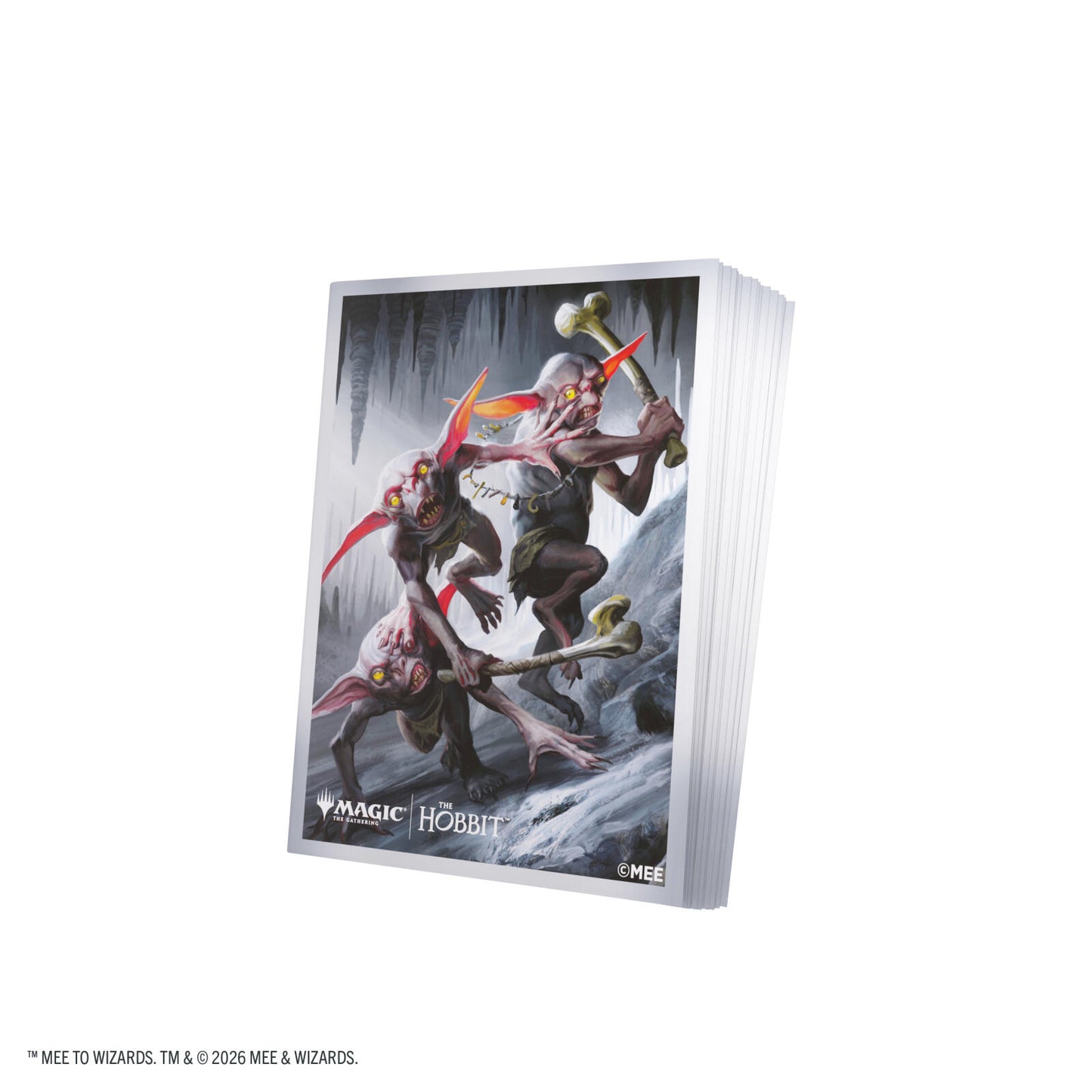 Gamegenic Magic The Gathering The Hobbit Premium Art Sleeves - Goblin Army Token (66 x 92 mm) (105 Sleeves Per Pack)