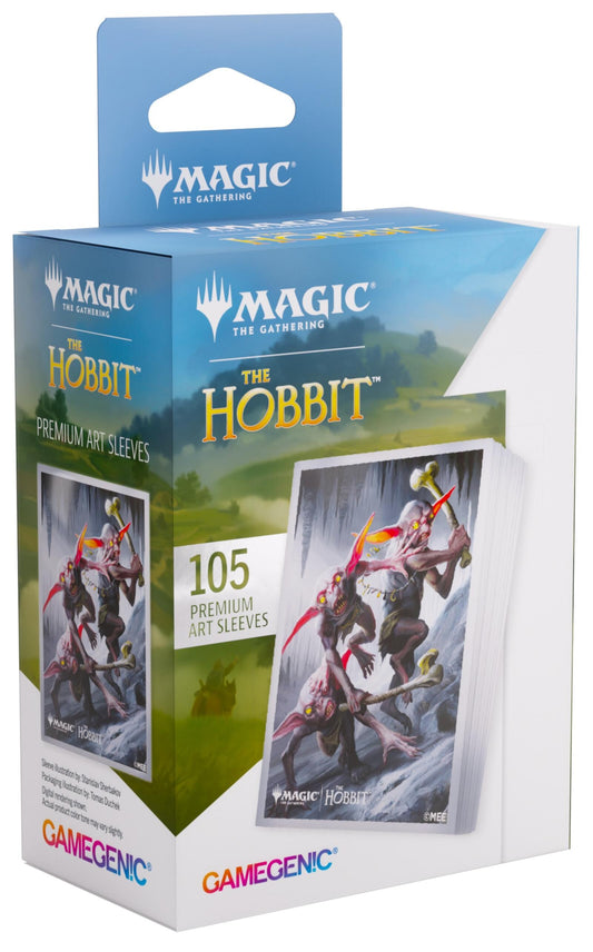 Gamegenic Magic The Gathering The Hobbit Premium Art Sleeves - Goblin Army Token (66 x 92 mm) (105 Sleeves Per Pack)