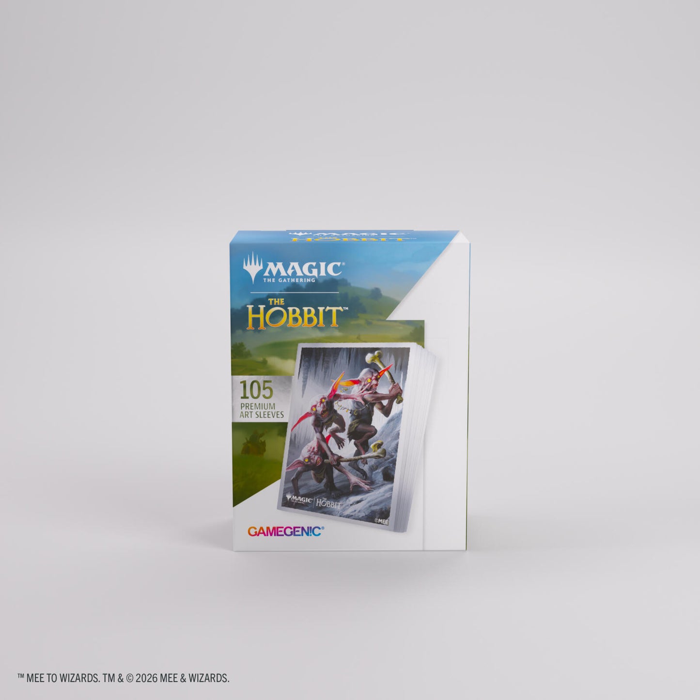 Gamegenic Magic The Gathering The Hobbit Premium Art Sleeves - Goblin Army Token (66 x 92 mm) (105 Sleeves Per Pack)