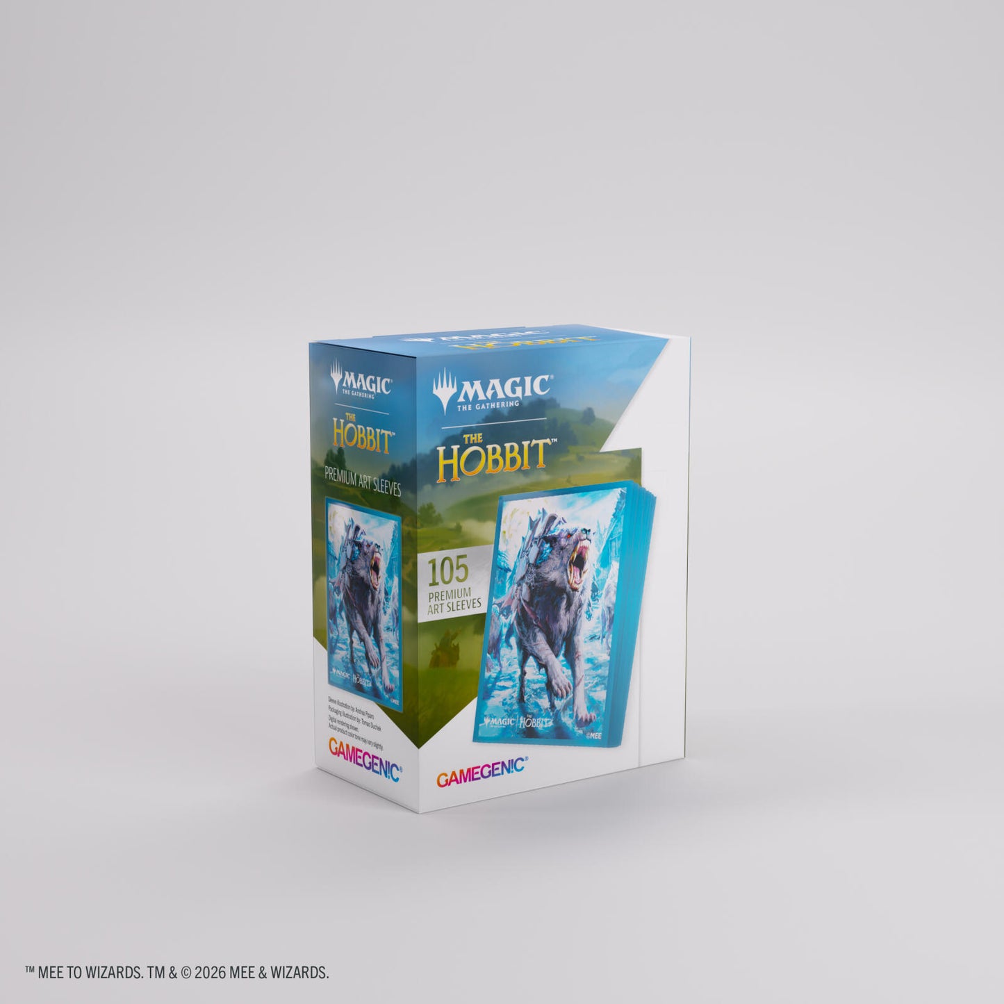 Gamegenic Magic The Gathering The Hobbit Premium Art Sleeves - Head of the Hunt (66 x 92 mm) (105 Sleeves Per Pack)