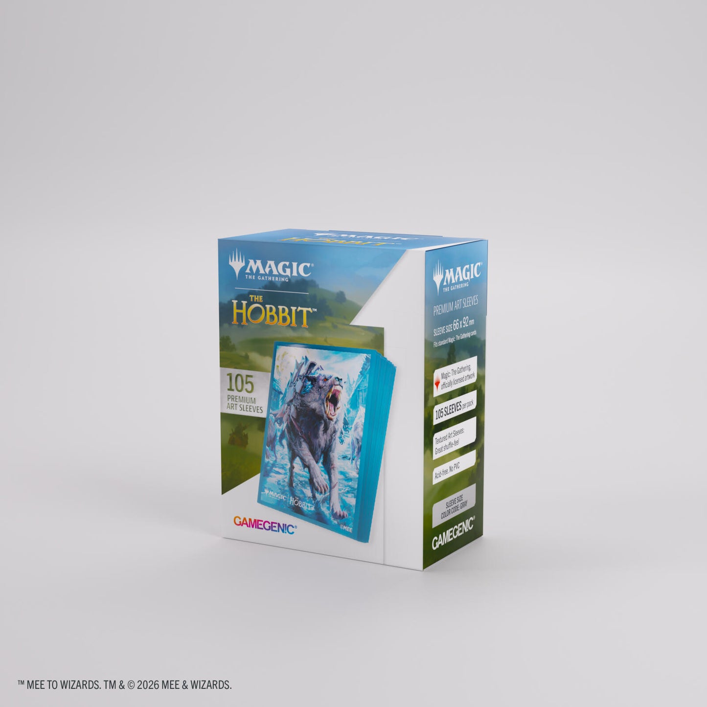 Gamegenic Magic The Gathering The Hobbit Premium Art Sleeves - Head of the Hunt (66 x 92 mm) (105 Sleeves Per Pack)