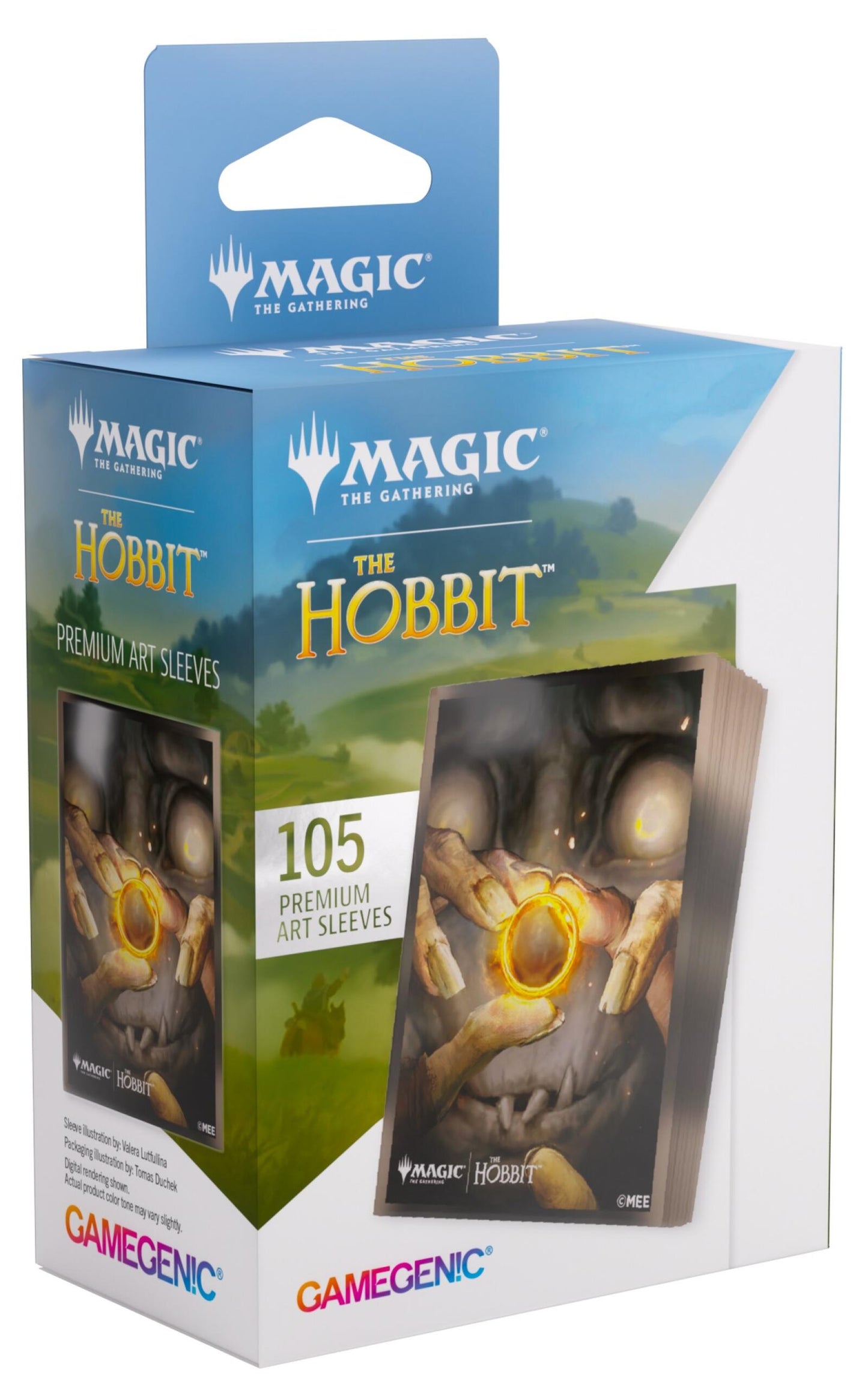 Gamegenic Magic The Gathering The Hobbit Premium Art Sleeves - My Precious (66 x 92 mm) (105 Sleeves Per Pack)