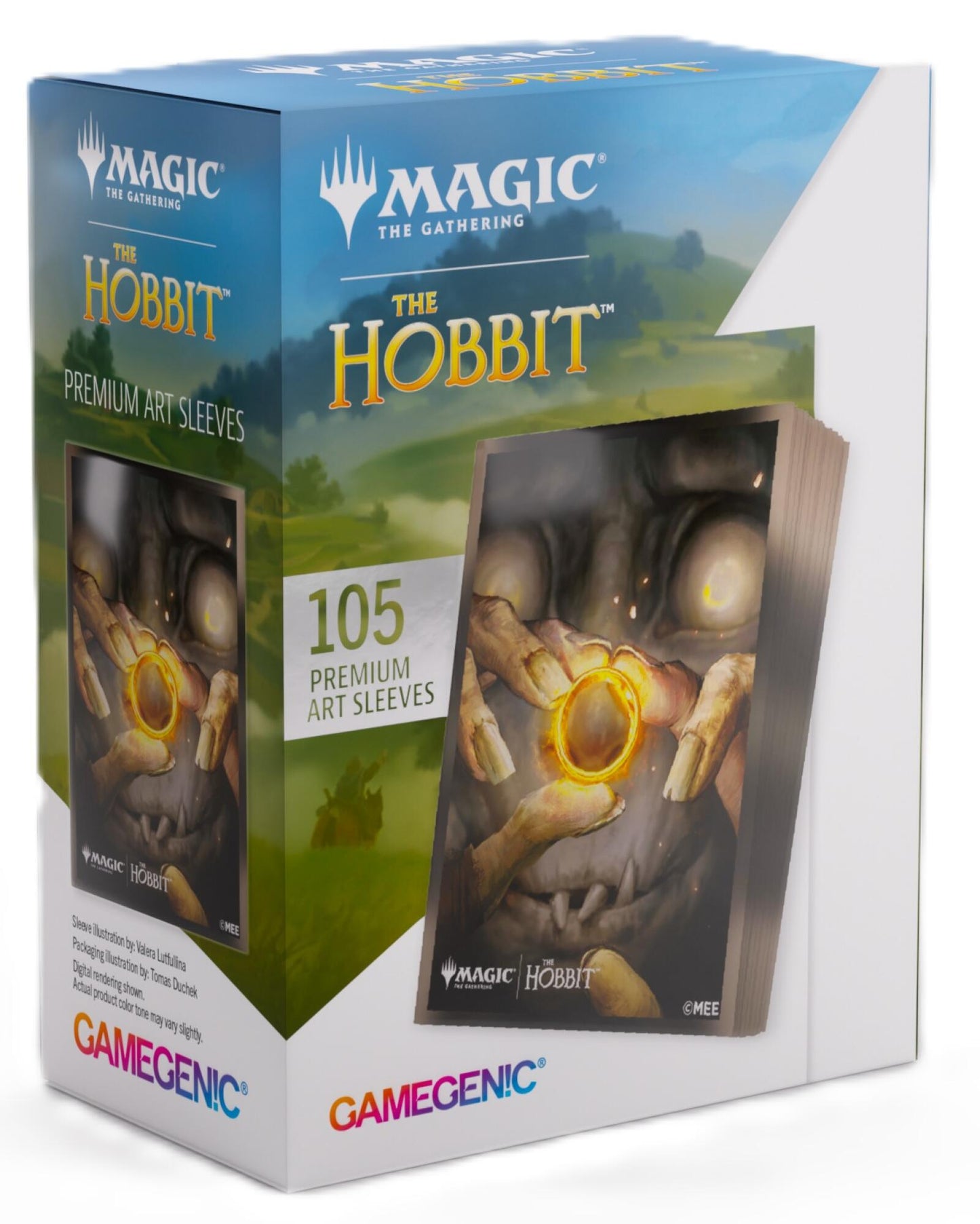 Gamegenic Magic The Gathering The Hobbit Premium Art Sleeves - My Precious (66 x 92 mm) (105 Sleeves Per Pack)