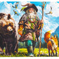 Gamegenic Magic The Gathering The Hobbit Prime Playmat - Radagast of Rhosgobel