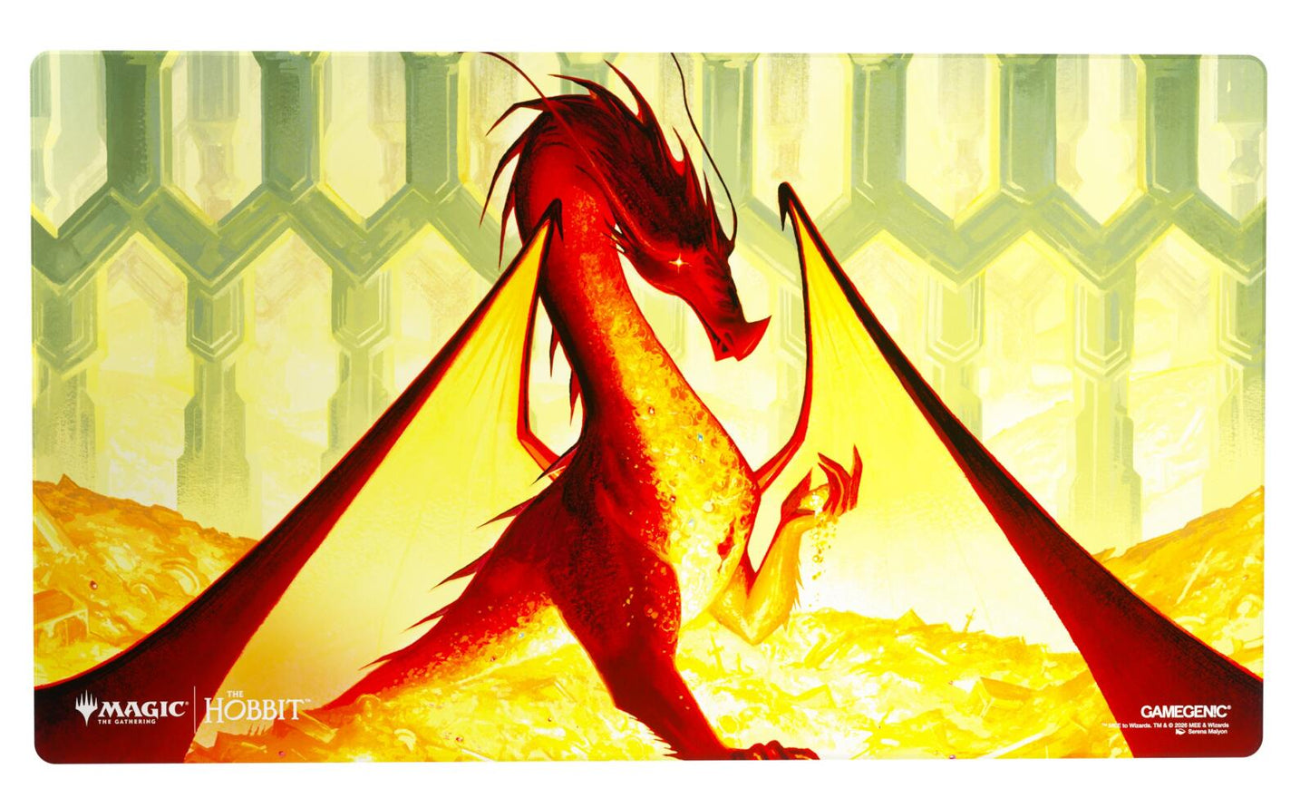 Gamegenic Magic The Gathering The Hobbit Shiny Playmat - Smaug the Golden