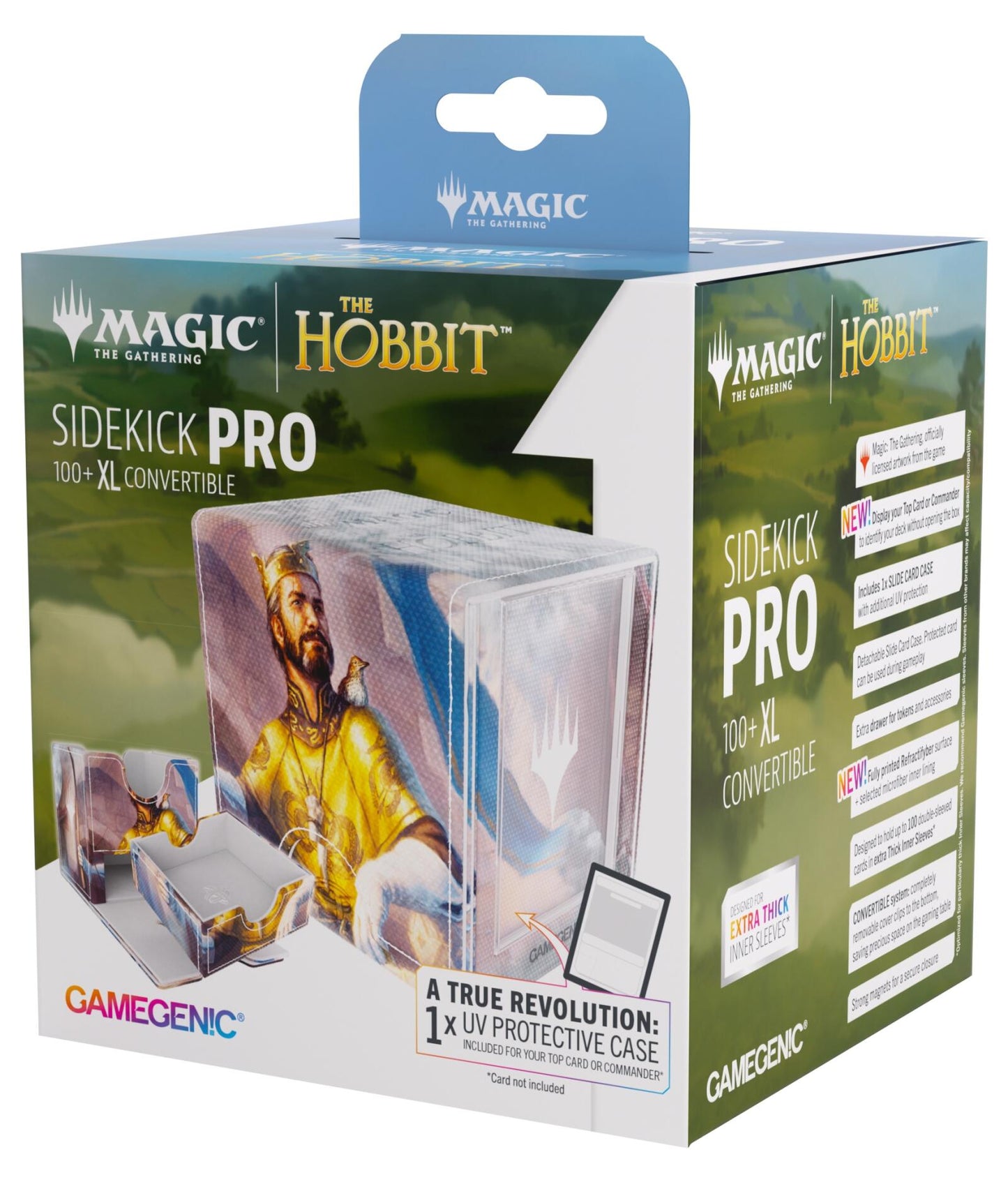 Gamegenic Magic The Gathering The Hobbit Sidekick PRO 100+ XL - Bard, King of Dale/Smaug, Wicked Worm