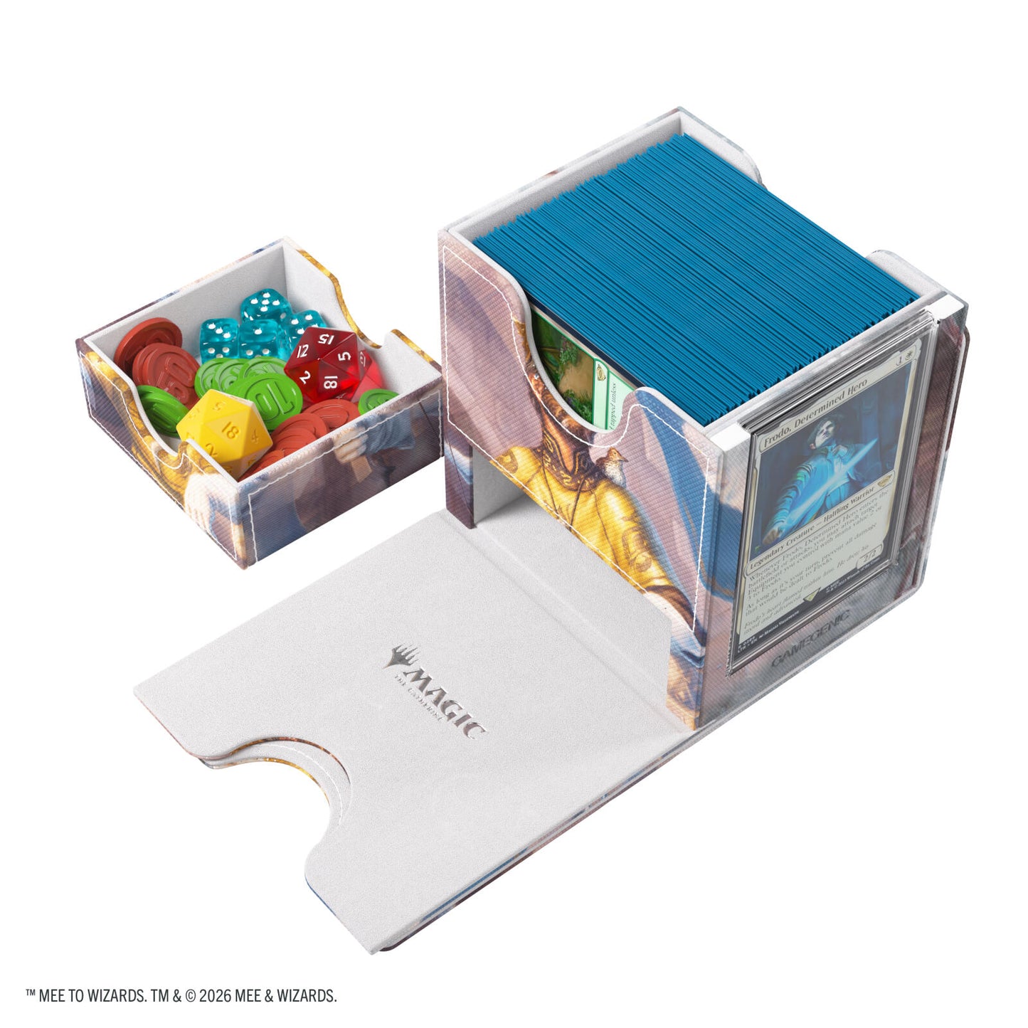 Gamegenic Magic The Gathering The Hobbit Sidekick PRO 100+ XL - Bard, King of Dale/Smaug, Wicked Worm