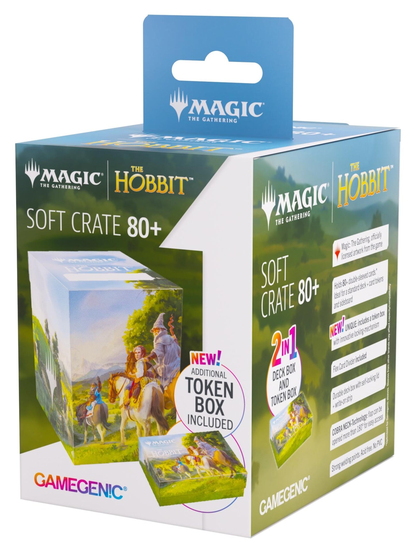 Gamegenic Magic The Gathering The Hobbit Soft Crate 80+ - Leaving Hobbiton/Troop of Ponies