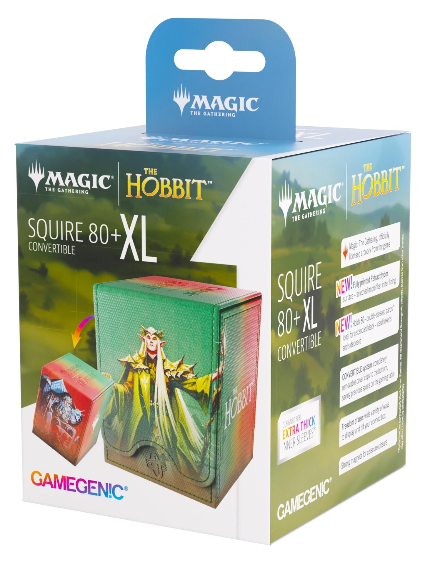 Gamegenic Magic The Gathering The Hobbit Squire 80+ XL - Thranduil, the Elvenking/The Mountain-king