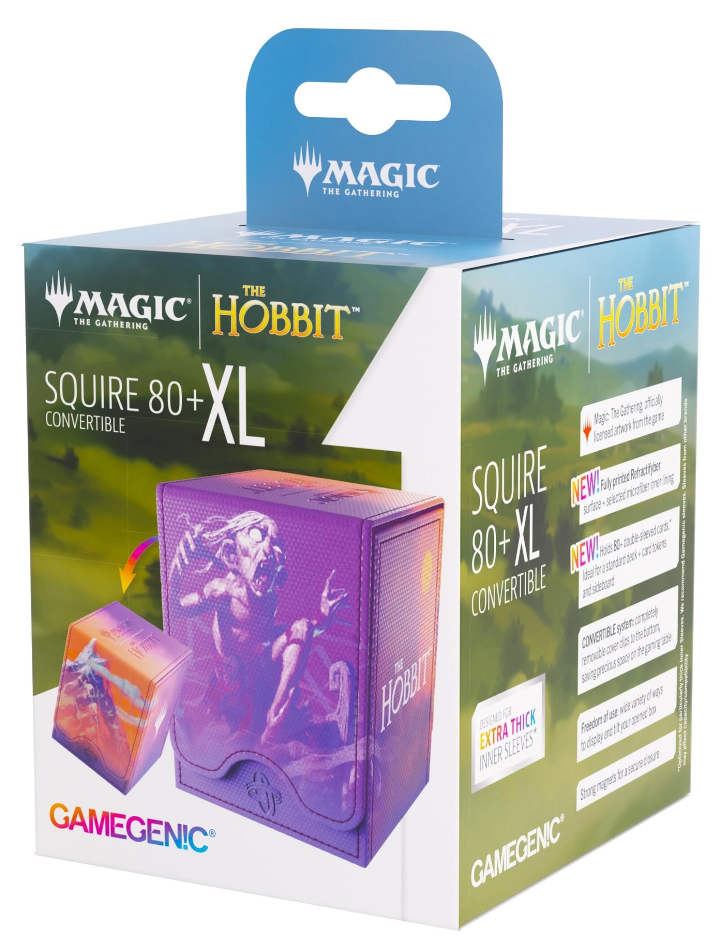Gamegenic Magic The Gathering The Hobbit Squire 80+ XL - Gollum, Riddle Master/The Lonely Mountain