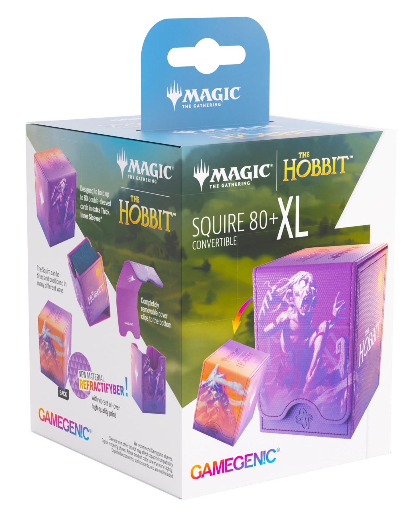 Gamegenic Magic The Gathering The Hobbit Squire 80+ XL - Gollum, Riddle Master/The Lonely Mountain