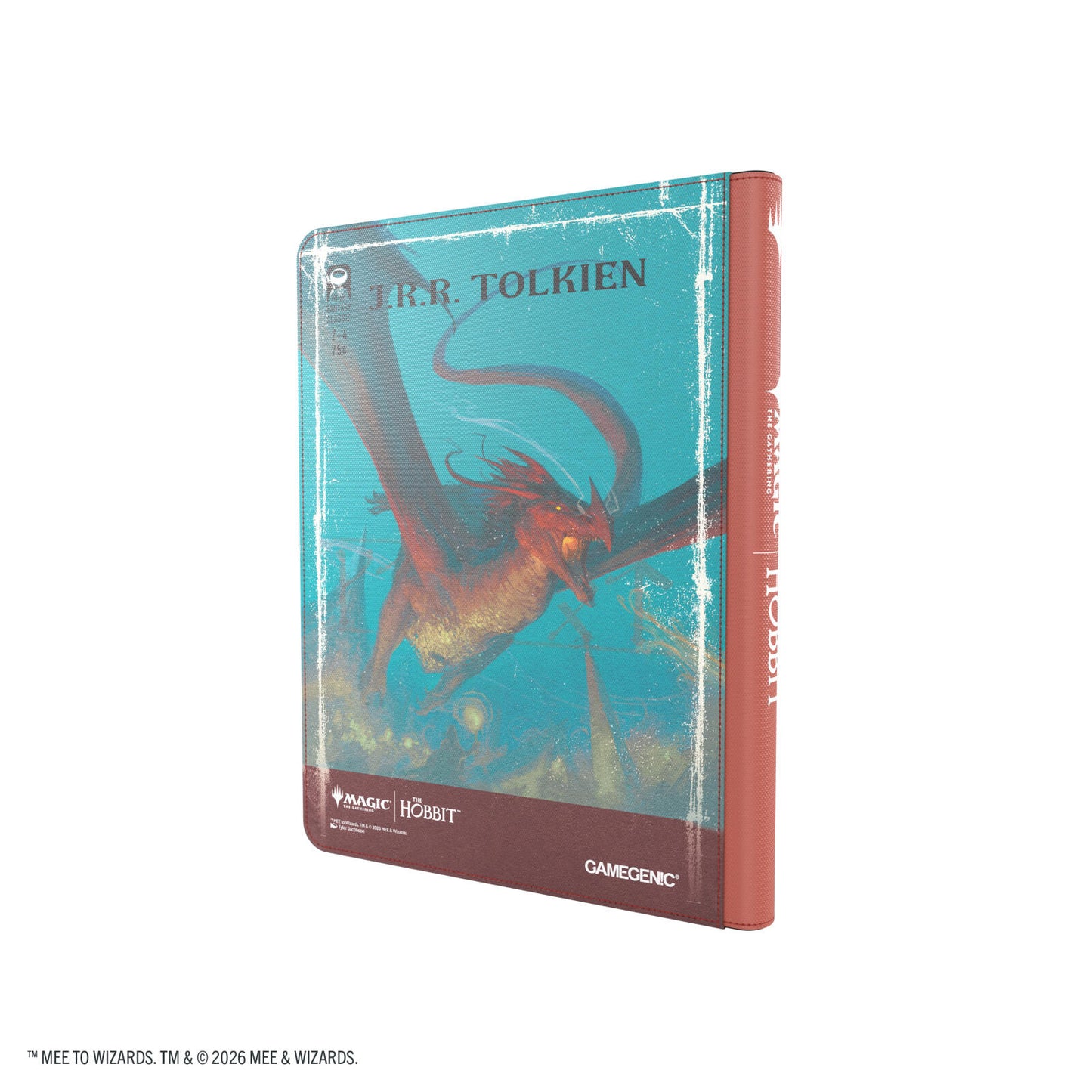 Gamegenic Magic The Gathering The Hobbit Zip-Up Album 18-Pocket - The Arkenstone/Smaug, Worm of Dread