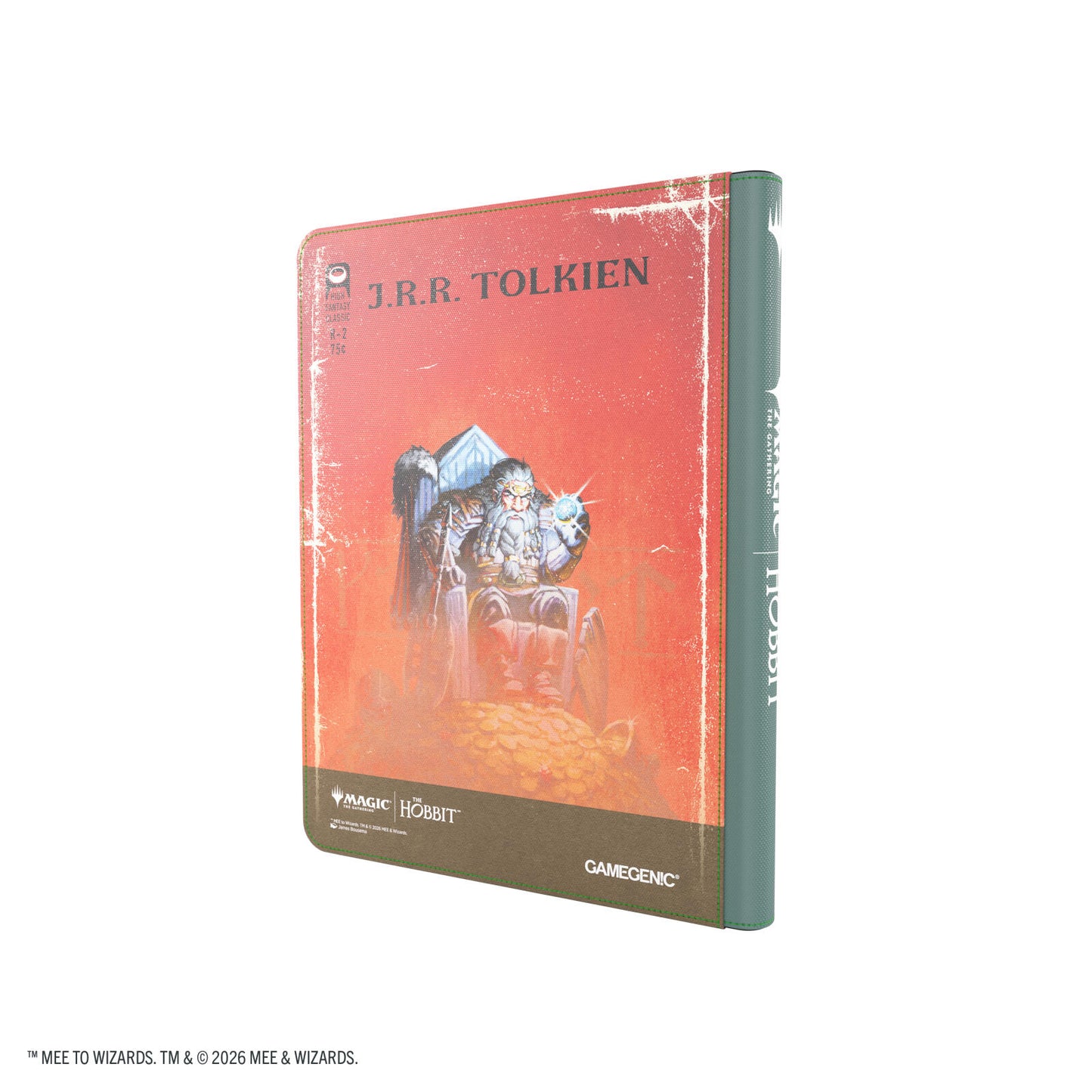 Gamegenic Magic The Gathering The Hobbit Zip-Up Album 18-Pocket - Thranduil, the Elvenking/The Mountain-king
