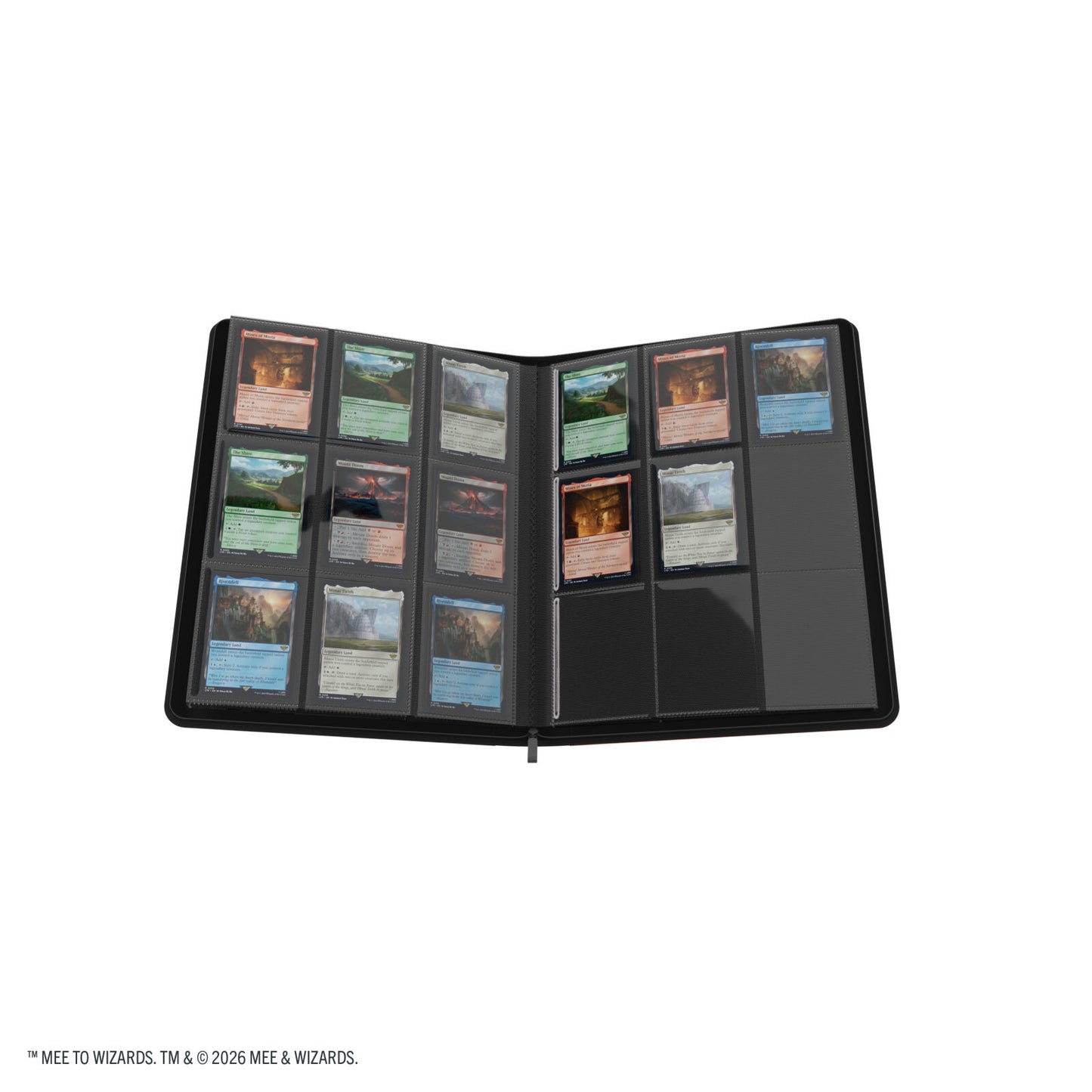 Gamegenic Magic The Gathering The Hobbit Zip-Up Album 18-Pocket - Thranduil, the Elvenking/The Mountain-king