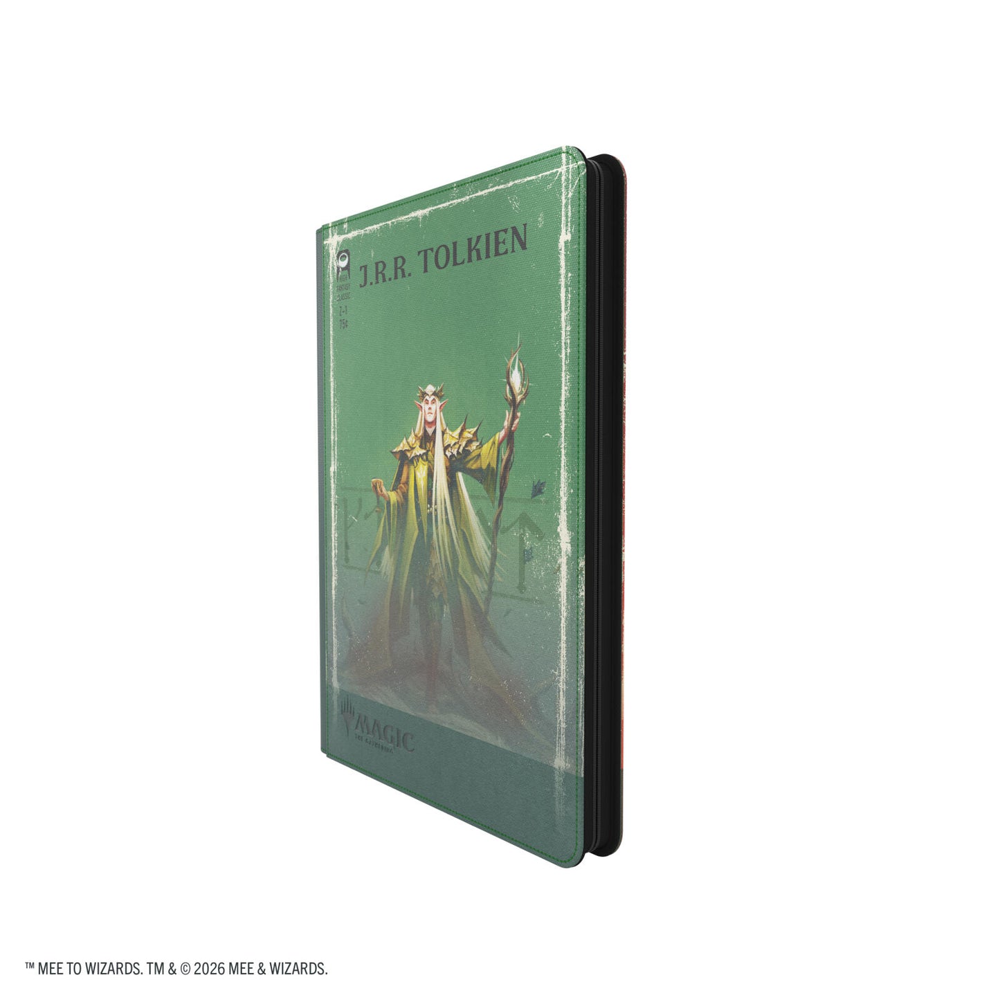 Gamegenic Magic The Gathering The Hobbit Zip-Up Album 18-Pocket - Thranduil, the Elvenking/The Mountain-king