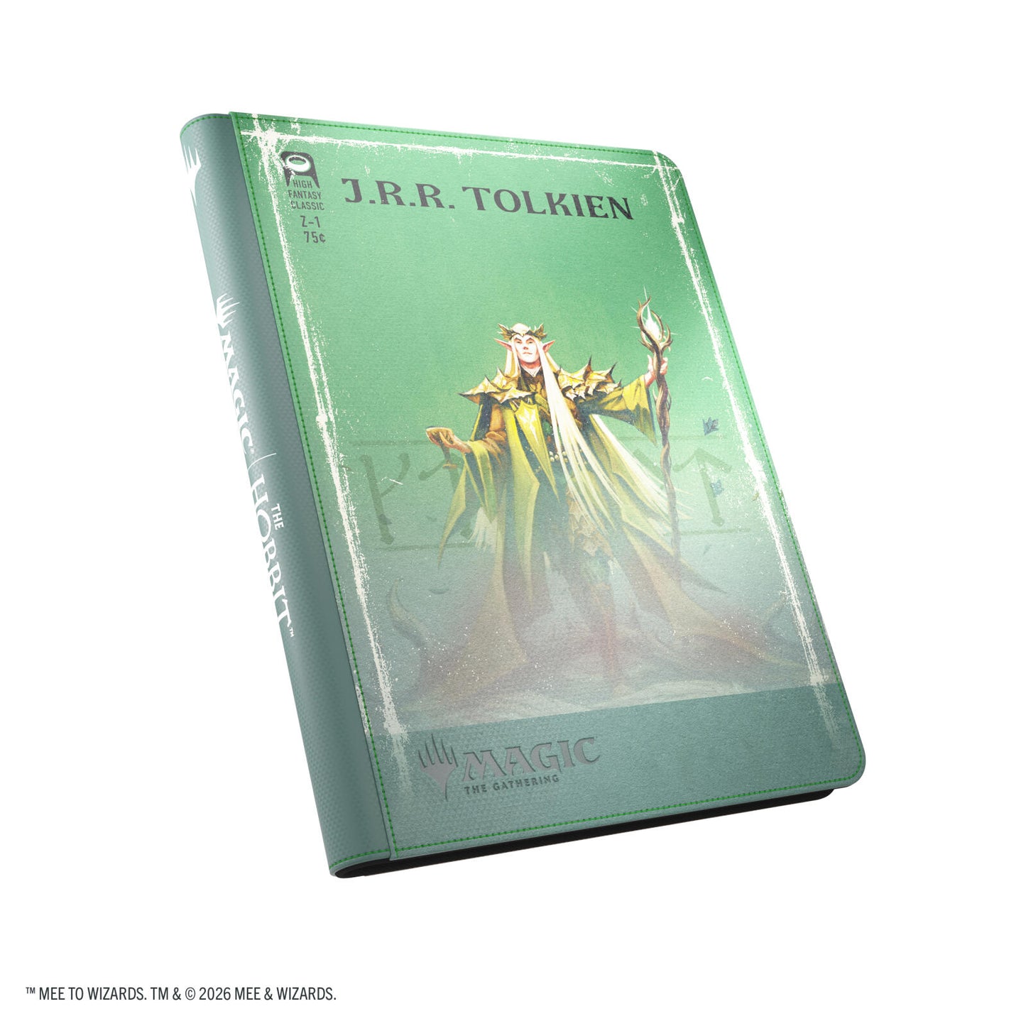 Gamegenic Magic The Gathering The Hobbit Zip-Up Album 18-Pocket - Thranduil, the Elvenking/The Mountain-king