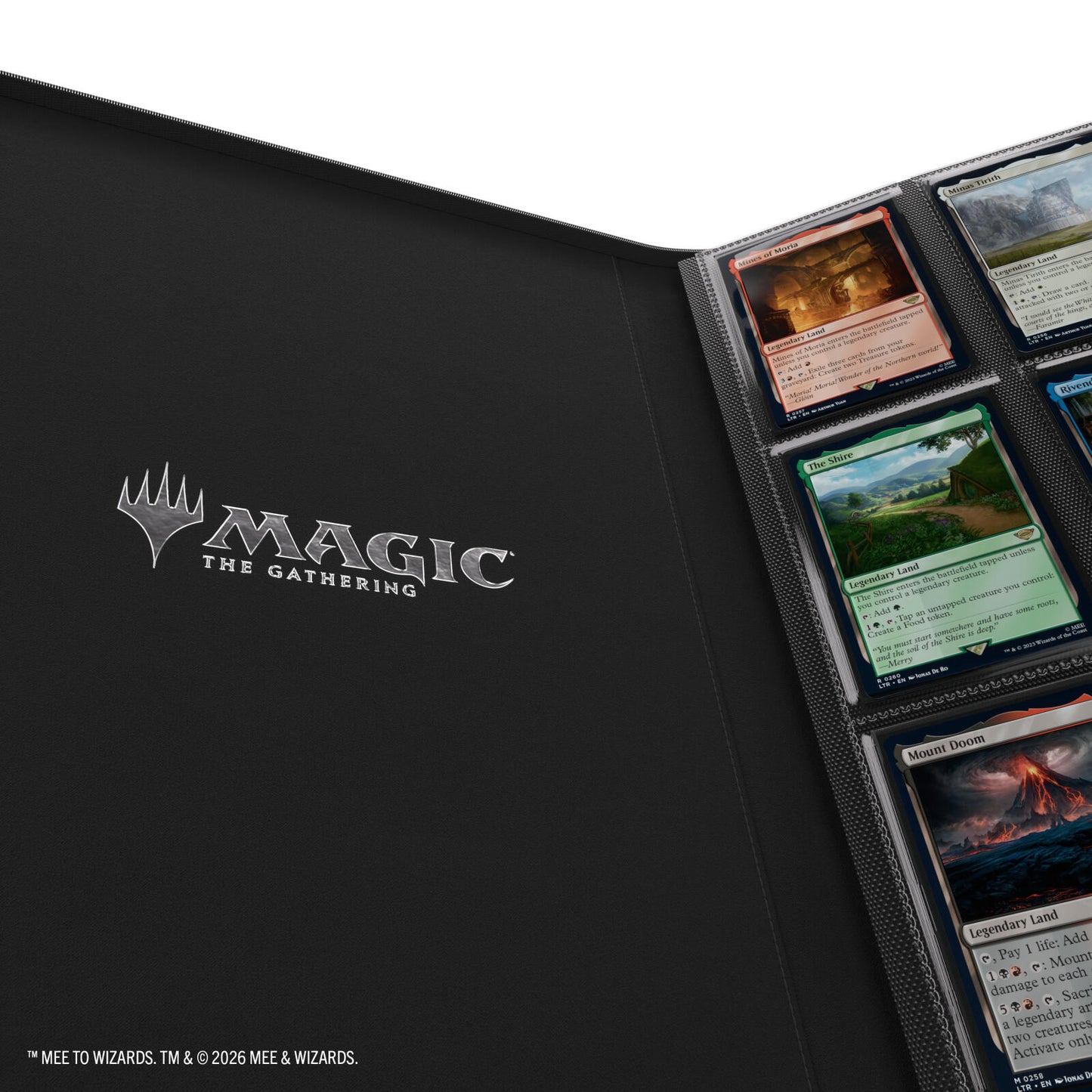 Gamegenic Magic The Gathering The Hobbit Zip-Up Album 18-Pocket - Gleaming Splendor/The King of Dale