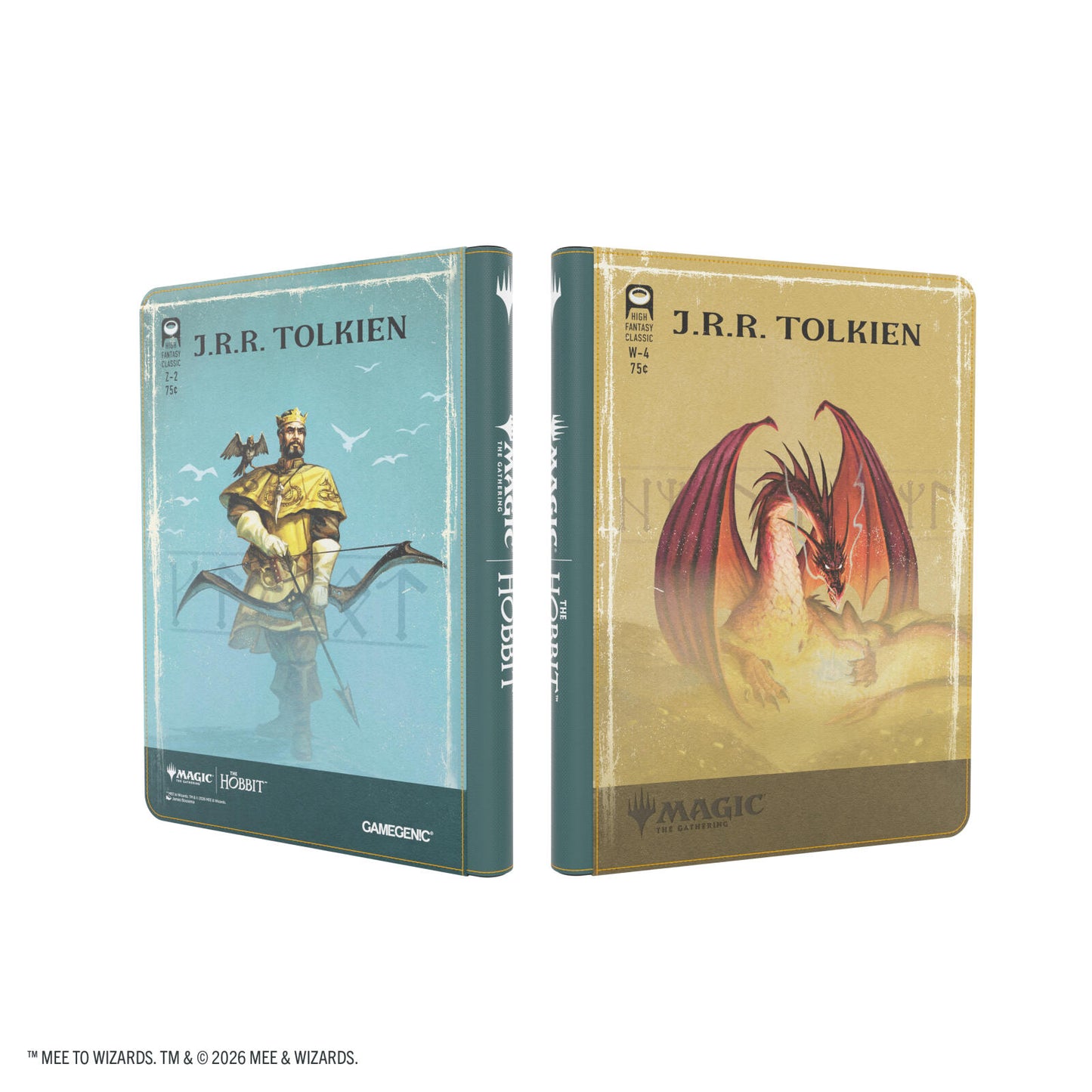 Gamegenic Magic The Gathering The Hobbit Zip-Up Album 18-Pocket - Gleaming Splendor/The King of Dale