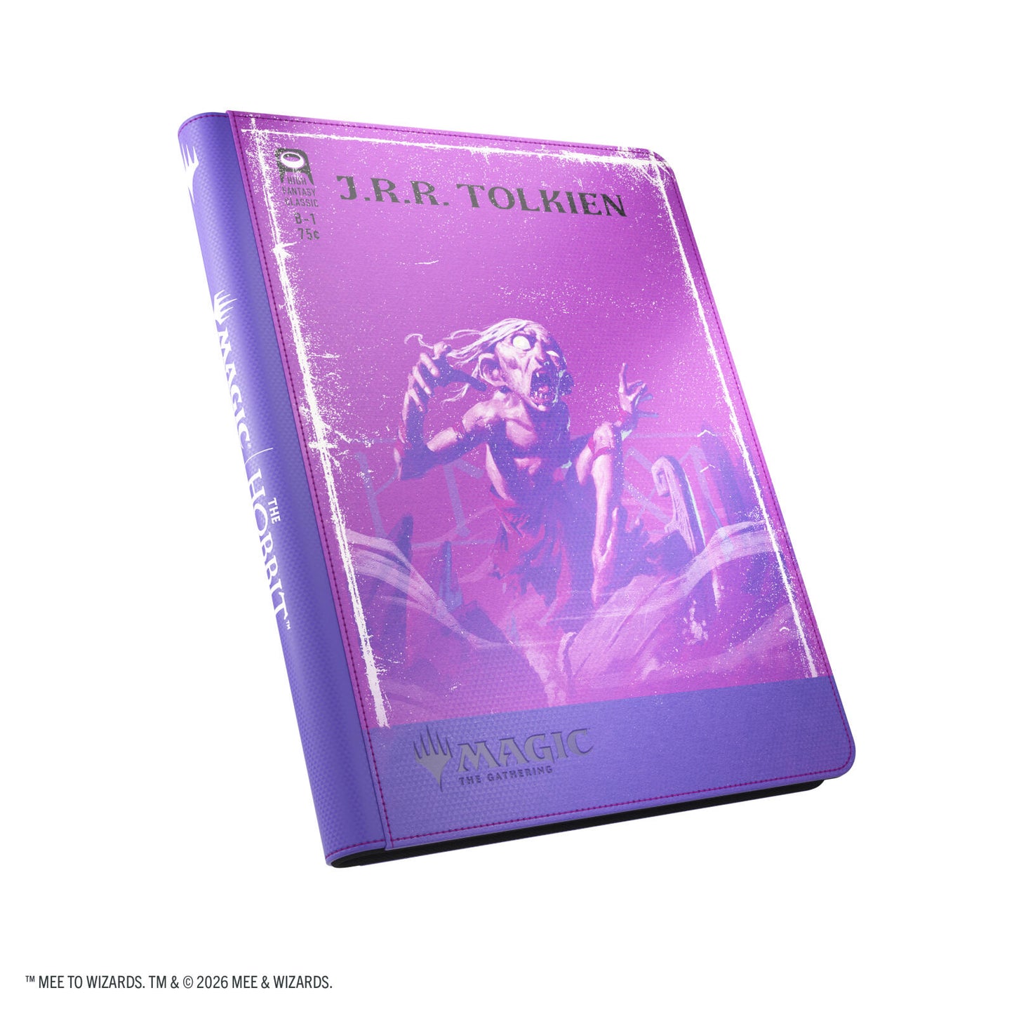 Gamegenic Magic The Gathering The Hobbit Zip-Up Album 18-Pocket - Gollum, Riddle Master/The Lonely Mountain