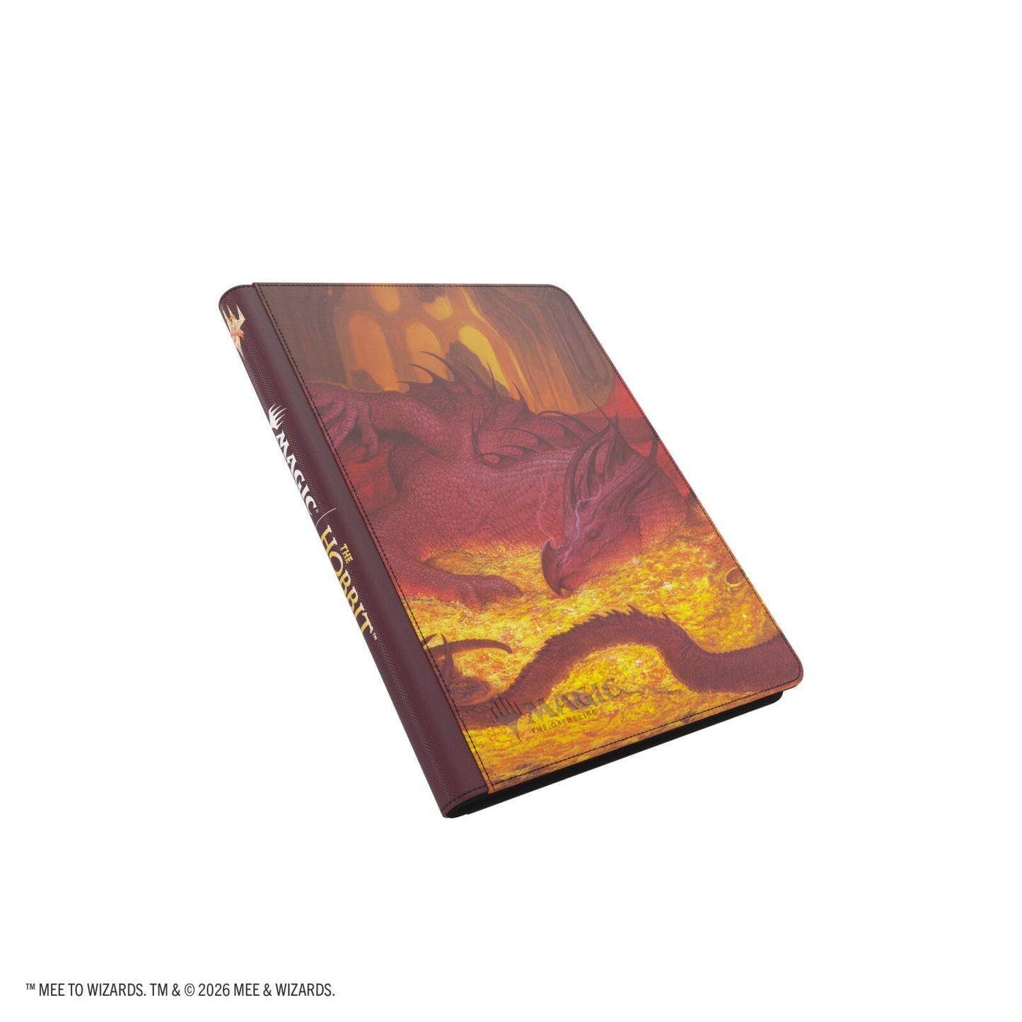 Gamegenic Magic The Gathering The Hobbit Zip-Up Album 18-Pocket - Smaug's Mox Amber
