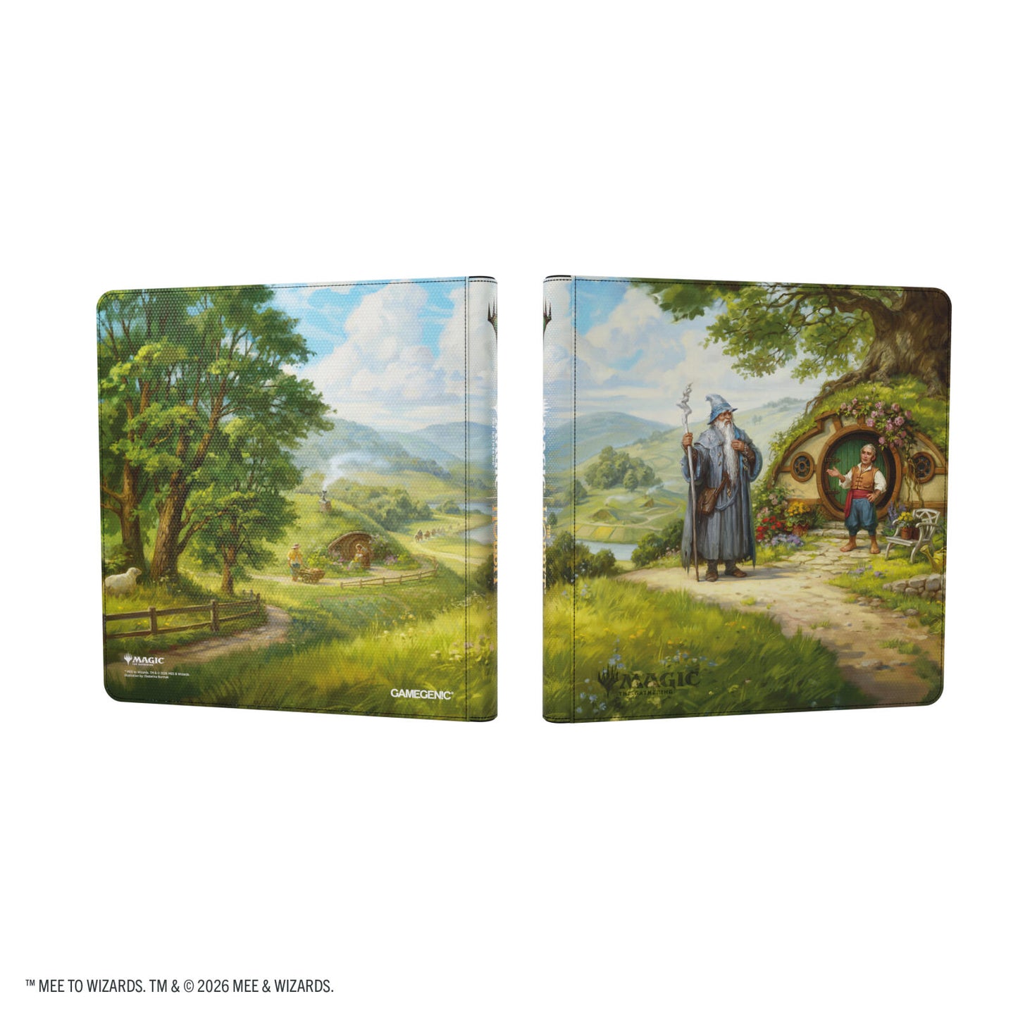 Gamegenic Magic The Gathering The Hobbit Zip-Up Album 24-Pocket - The Shire