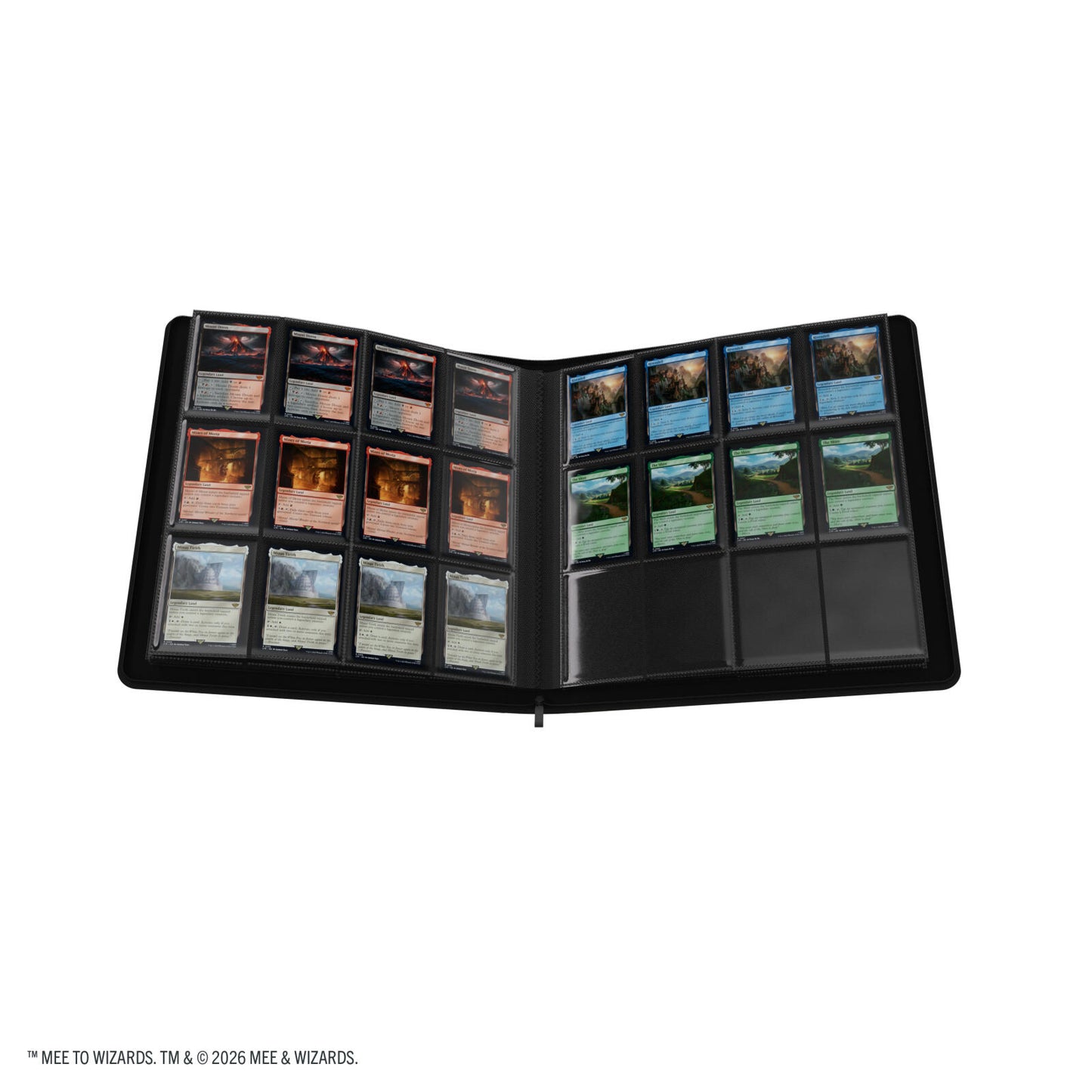 Gamegenic Magic The Gathering The Hobbit Zip-Up Album 24-Pocket - The Shire