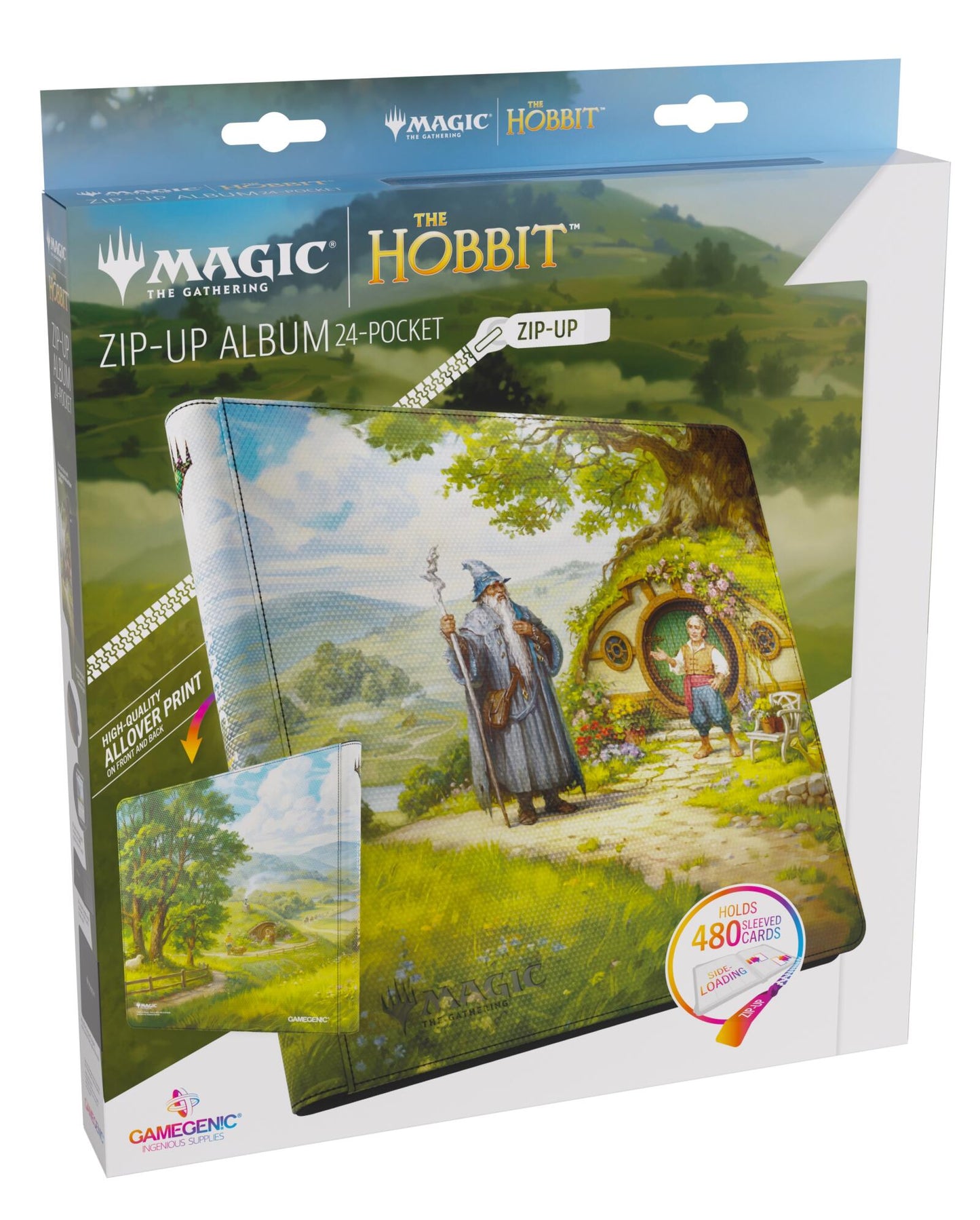 Gamegenic Magic The Gathering The Hobbit Zip-Up Album 24-Pocket - The Shire
