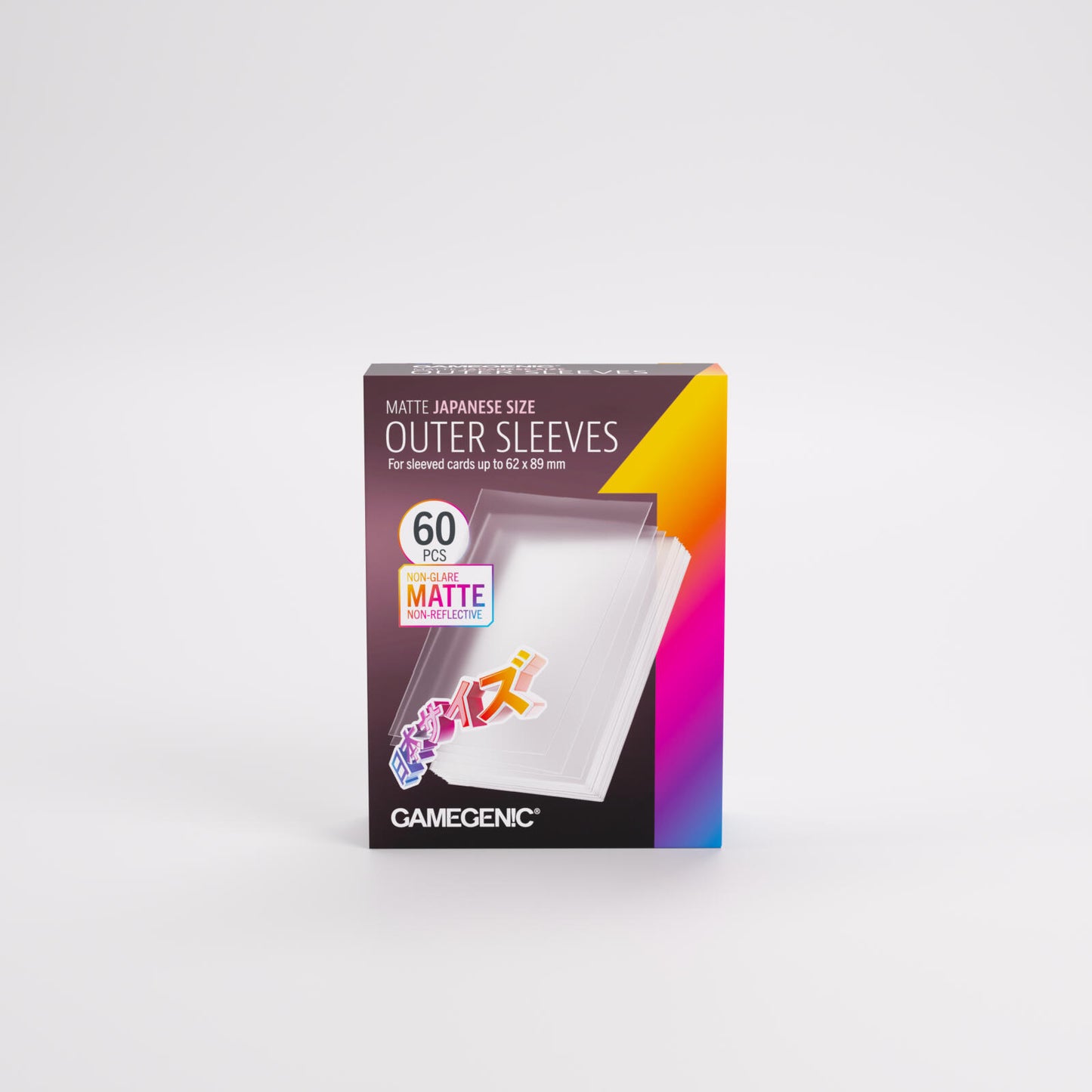 Gamegenic Matte Outer Card Sleeves - Japanese Size (65mm x 92mm) (60 Sleeves Per Pack)