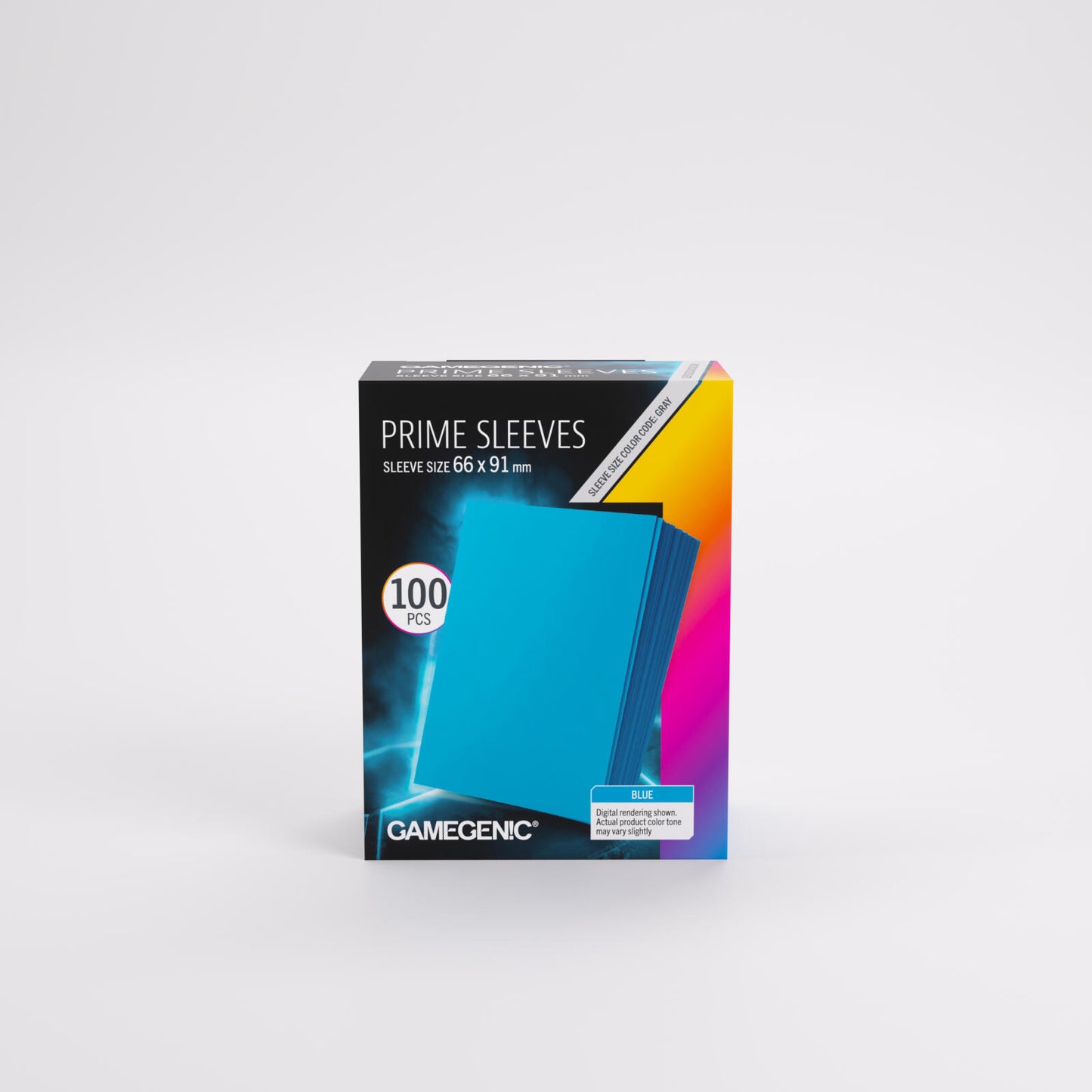 Gamegenic Prime Card Sleeves - Blue (66mm x 91mm) (100 Sleeves Per Pack)