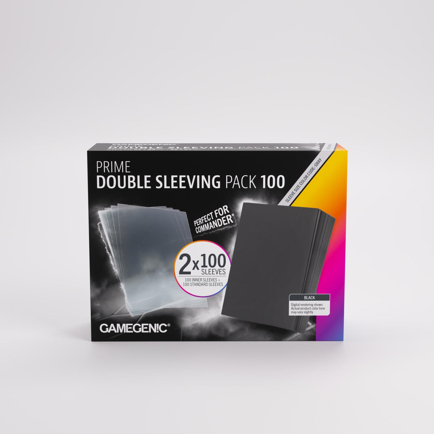 Gamegenic Prime Double Sleeving Pack 100 (66mm x 91mm)