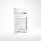 Gamegenic Prime Japanese Sized Sleeves - Size Code PINK - Sleeve Colour Black (62mm x 89mm) (60 Sleeves Per Pack)