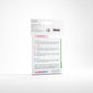 Gamegenic Prime Japanese Sized Sleeves - Size Code PINK - Sleeve Colour Green (62mm x 89mm) (60 Sleeves Per Pack)