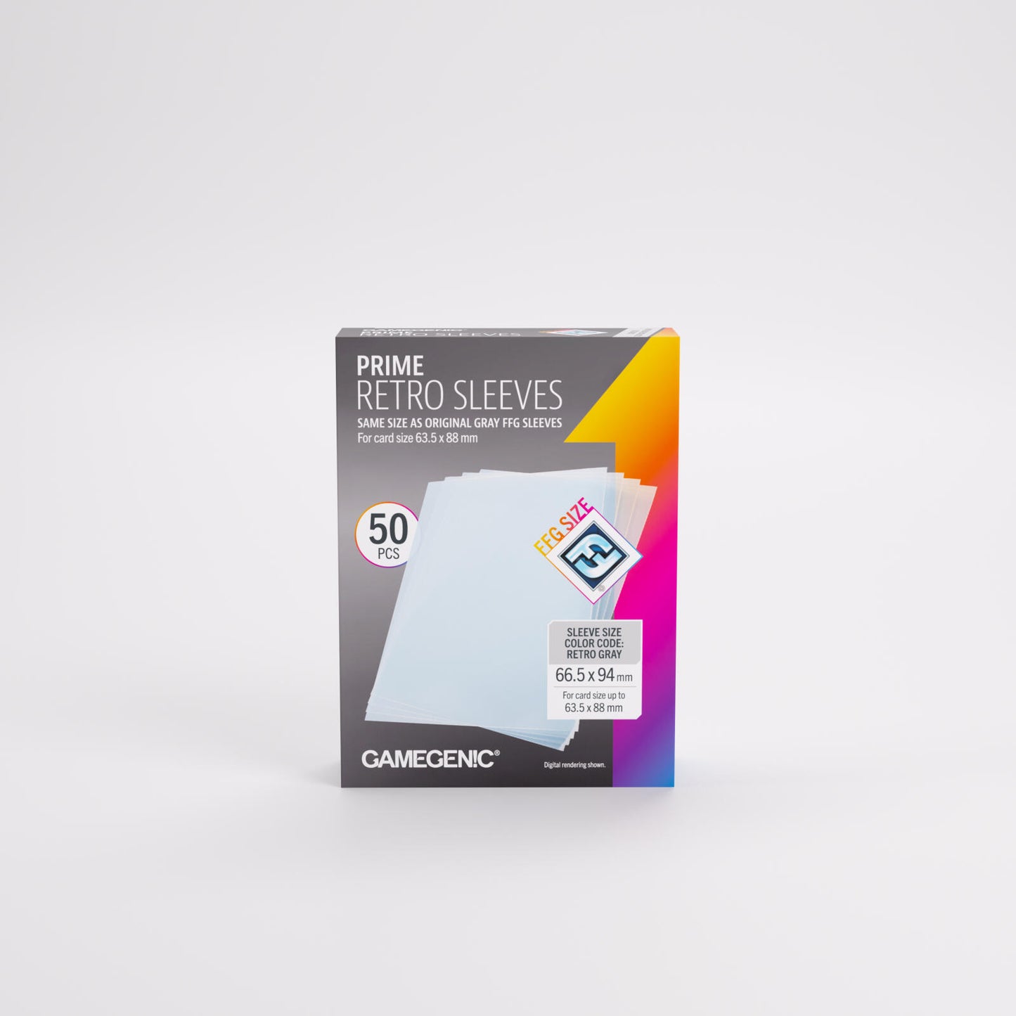 Gamegenic Prime Retro Card Sleeves - (66.5mm x 94mm) (50 Sleeves Per Pack)