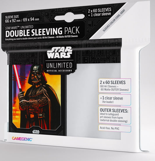 Gamegenic Star Wars Unlimited Art Sleeves Double Sleeving Pack - Darth Vader