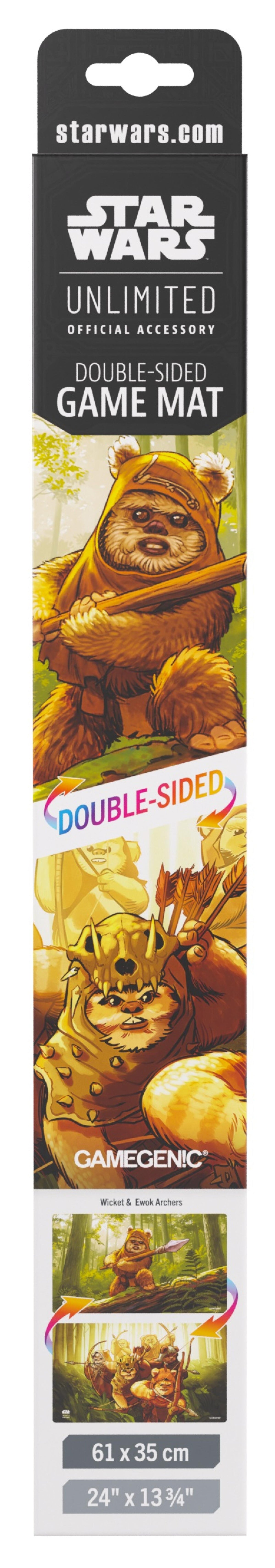 Gamegenic Star Wars Unlimited - Double Sided Game Mat Wicket & Ewok Archers
