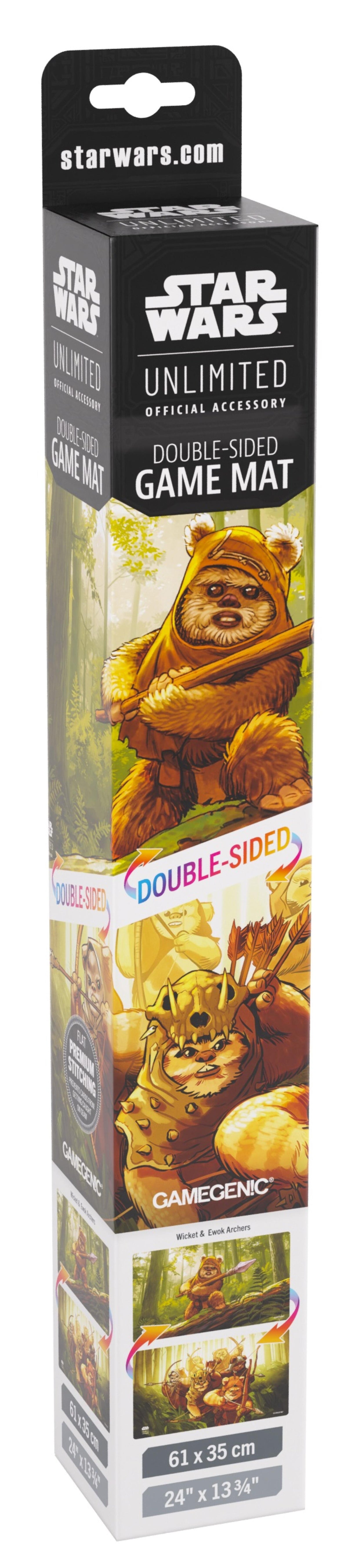 Gamegenic Star Wars Unlimited - Double Sided Game Mat Wicket & Ewok Archers
