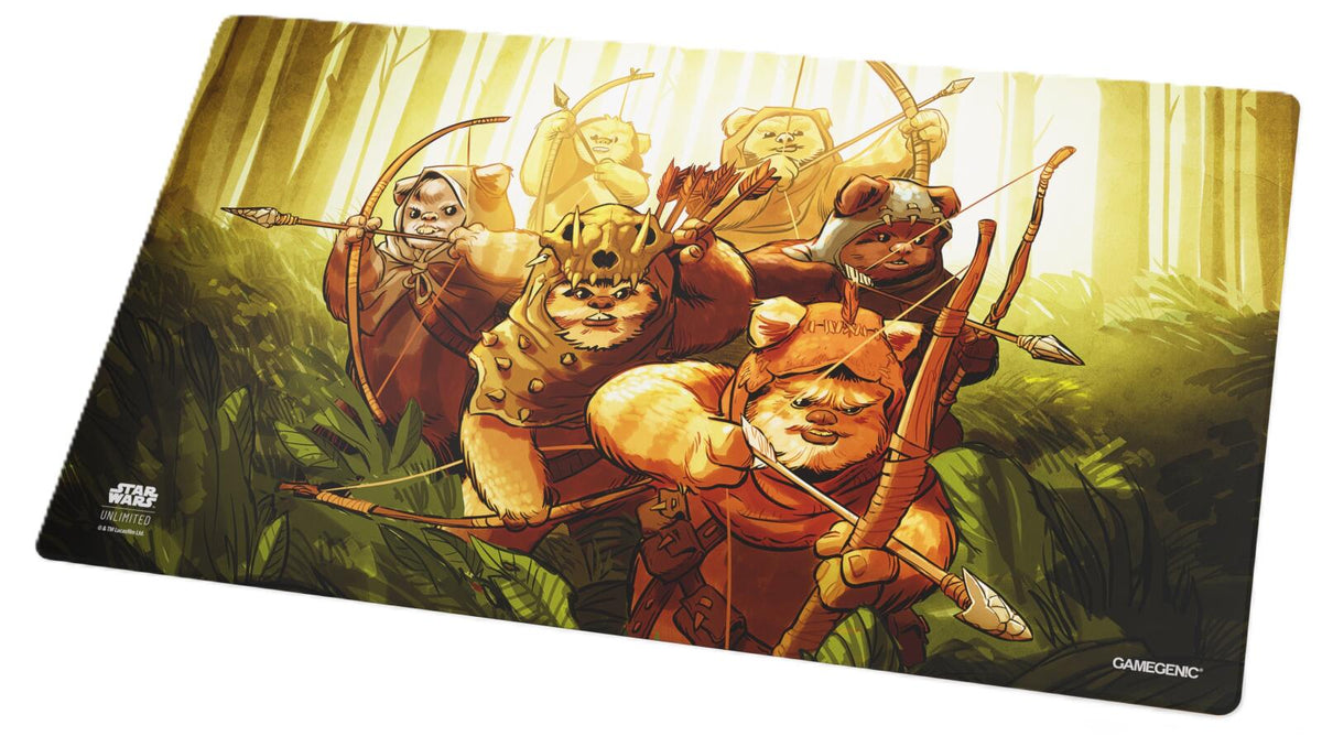 Gamegenic Star Wars Unlimited - Double Sided Game Mat Wicket & Ewok Archers
