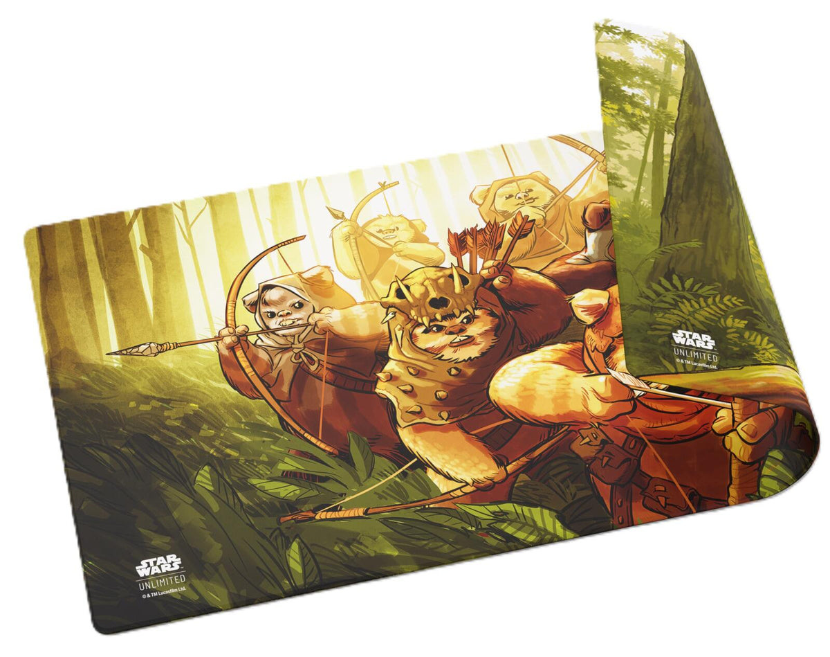 Gamegenic Star Wars Unlimited - Double Sided Game Mat Wicket & Ewok Archers