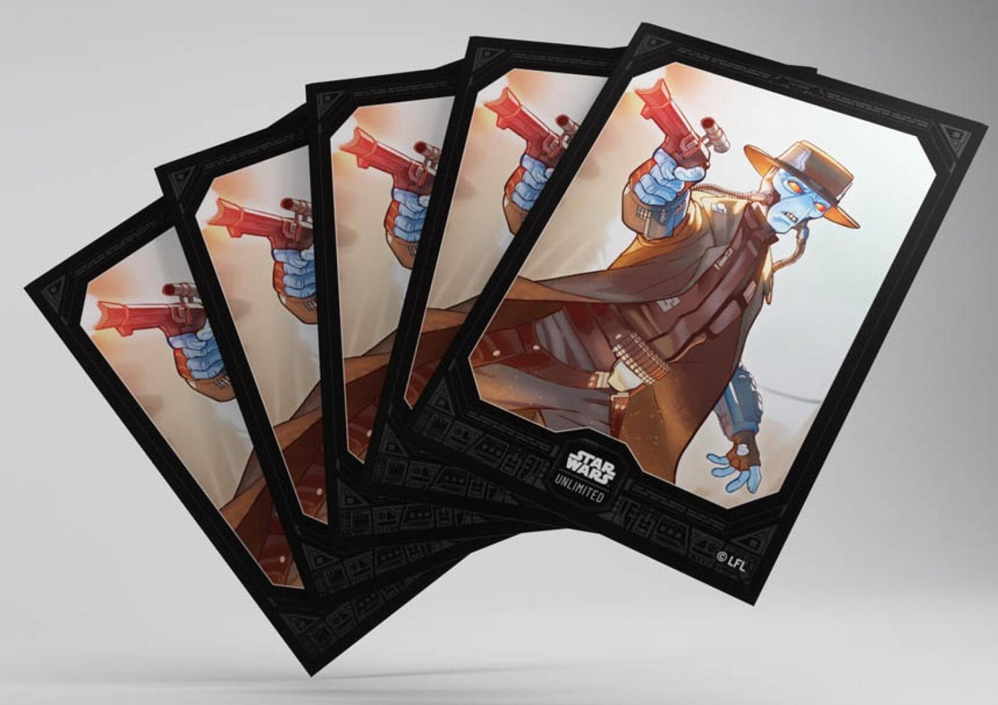 Gamegenic Star Wars Unlimited - Premium Art Sleeves Cad Bane (66mm x 92 mm) (62 Sleeves Per Pack)