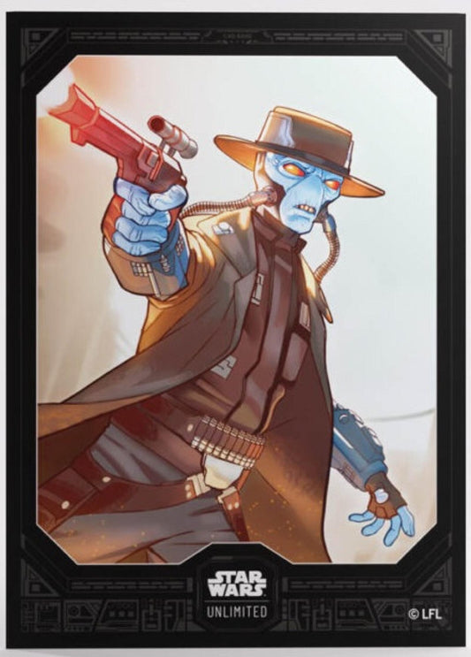 Gamegenic Star Wars Unlimited - Premium Art Sleeves Cad Bane (66mm x 92 mm) (62 Sleeves Per Pack)