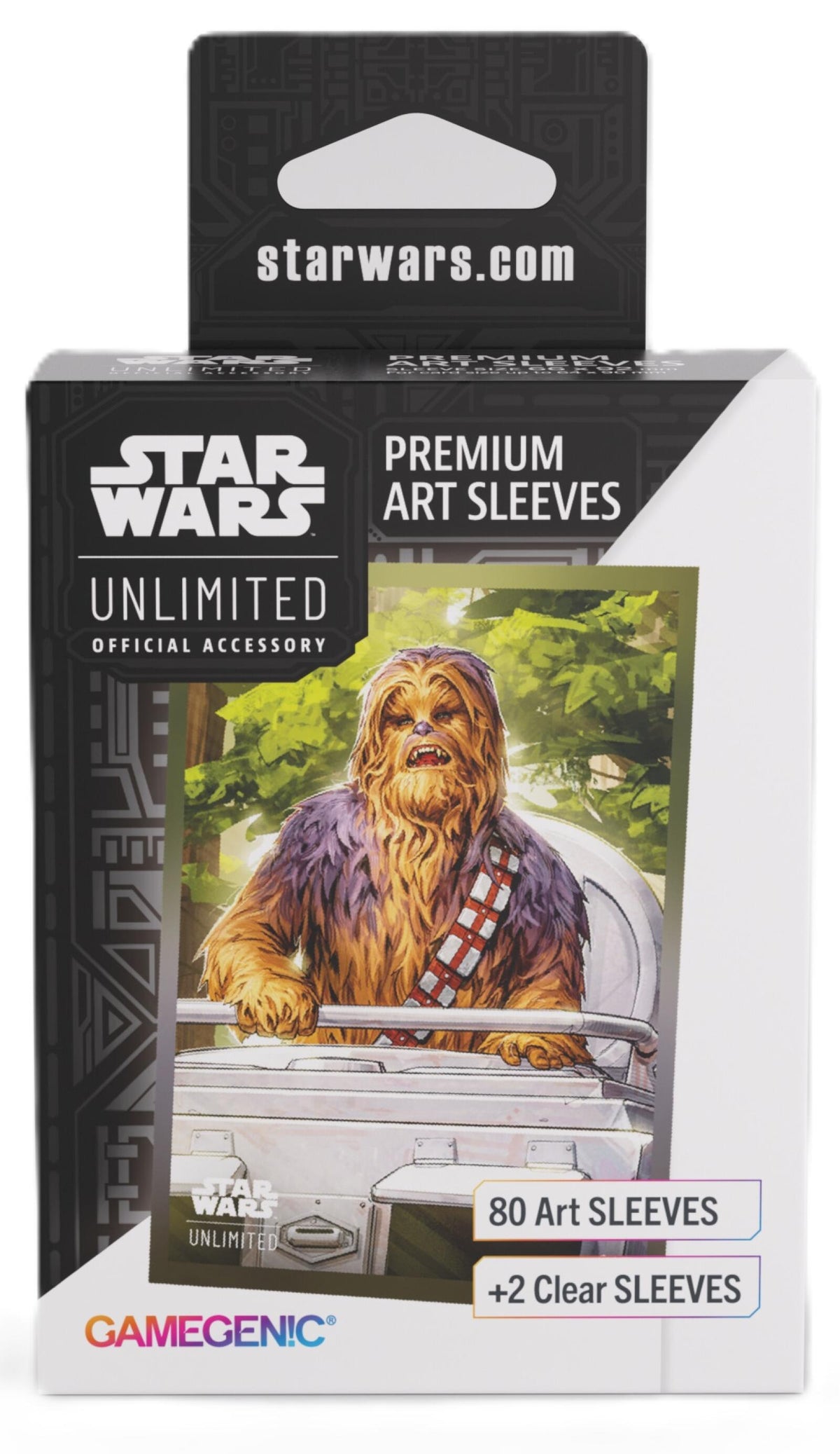 Gamegenic Star Wars Unlimited - Premium Art Sleeves Chewbacca (66mm x 92 mm)